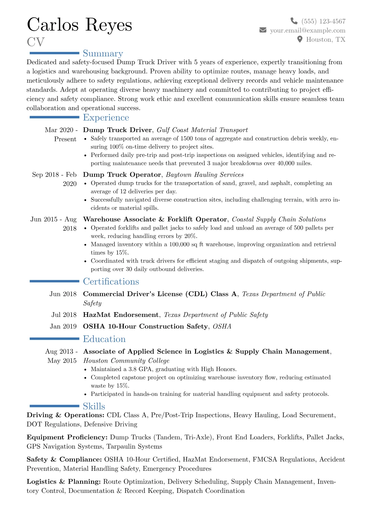 Career changer version - Page 1