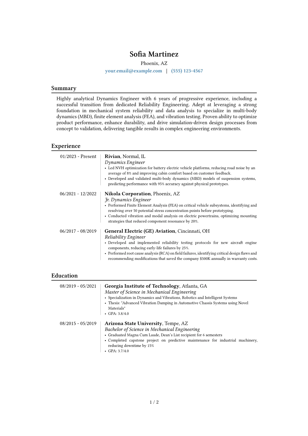 Career changer version - Page 1