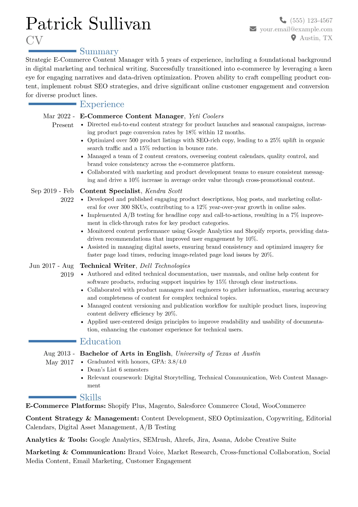 Career changer version - Page 1