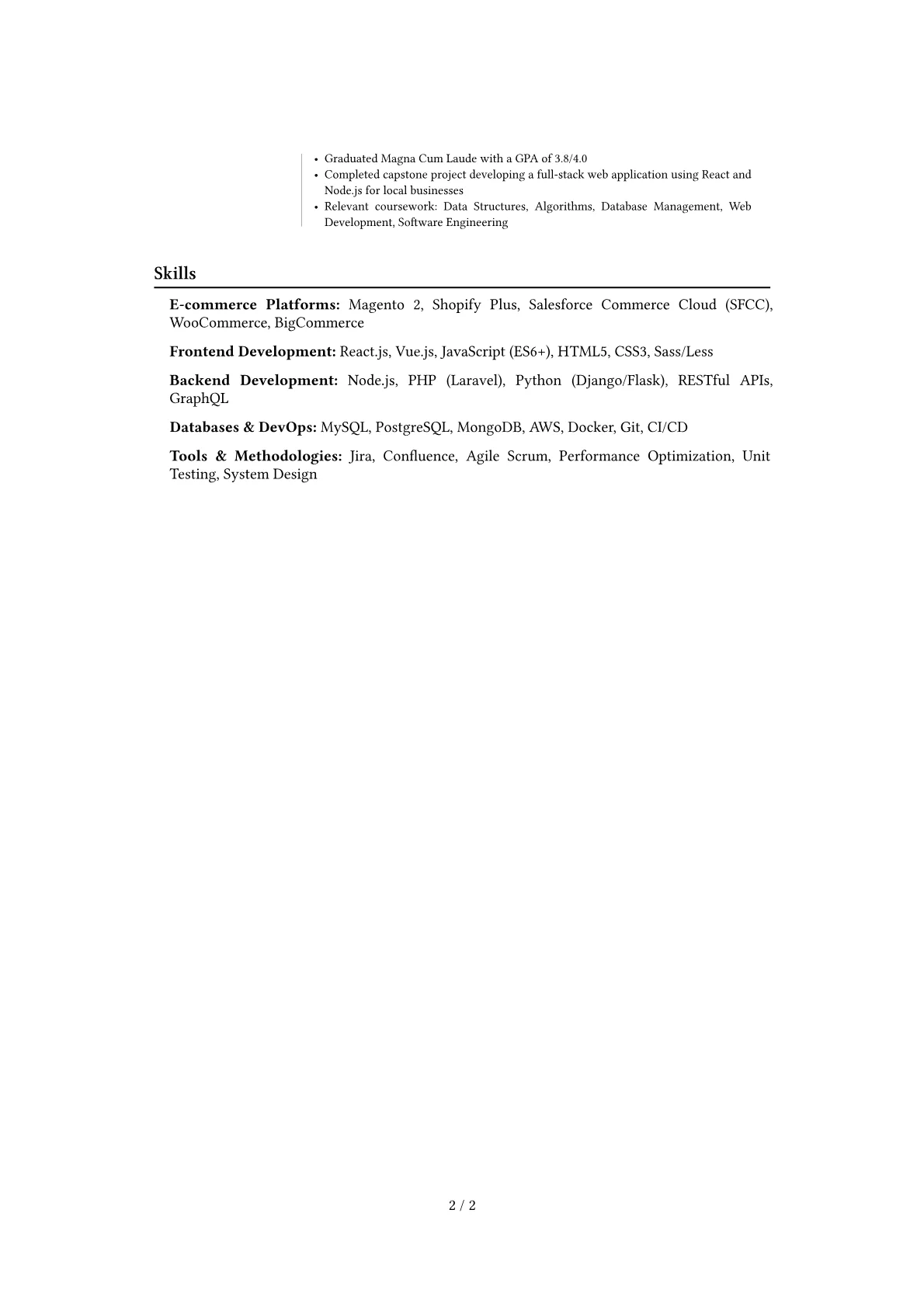 Career changer version - Page 2