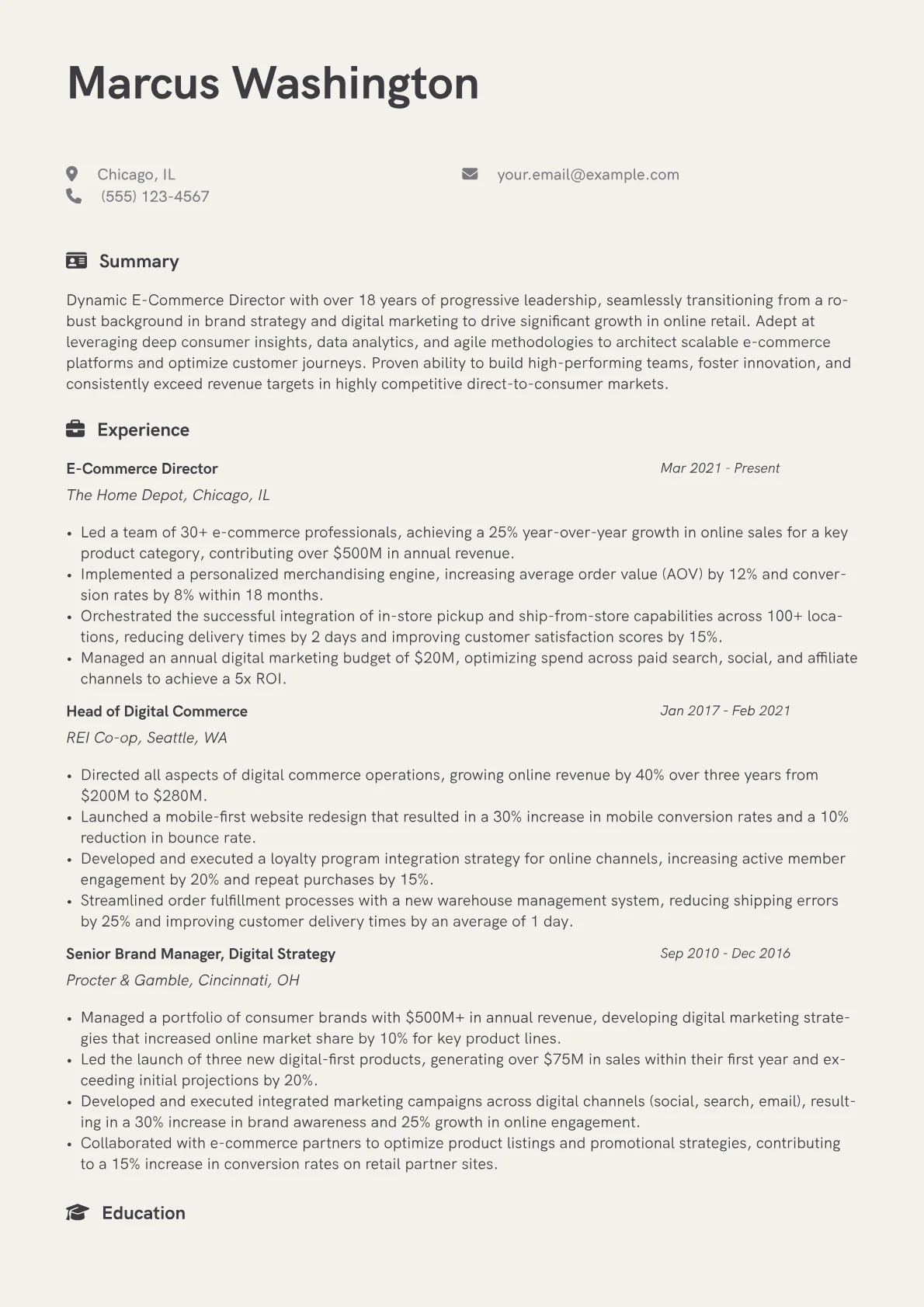 Career changer version - Page 1