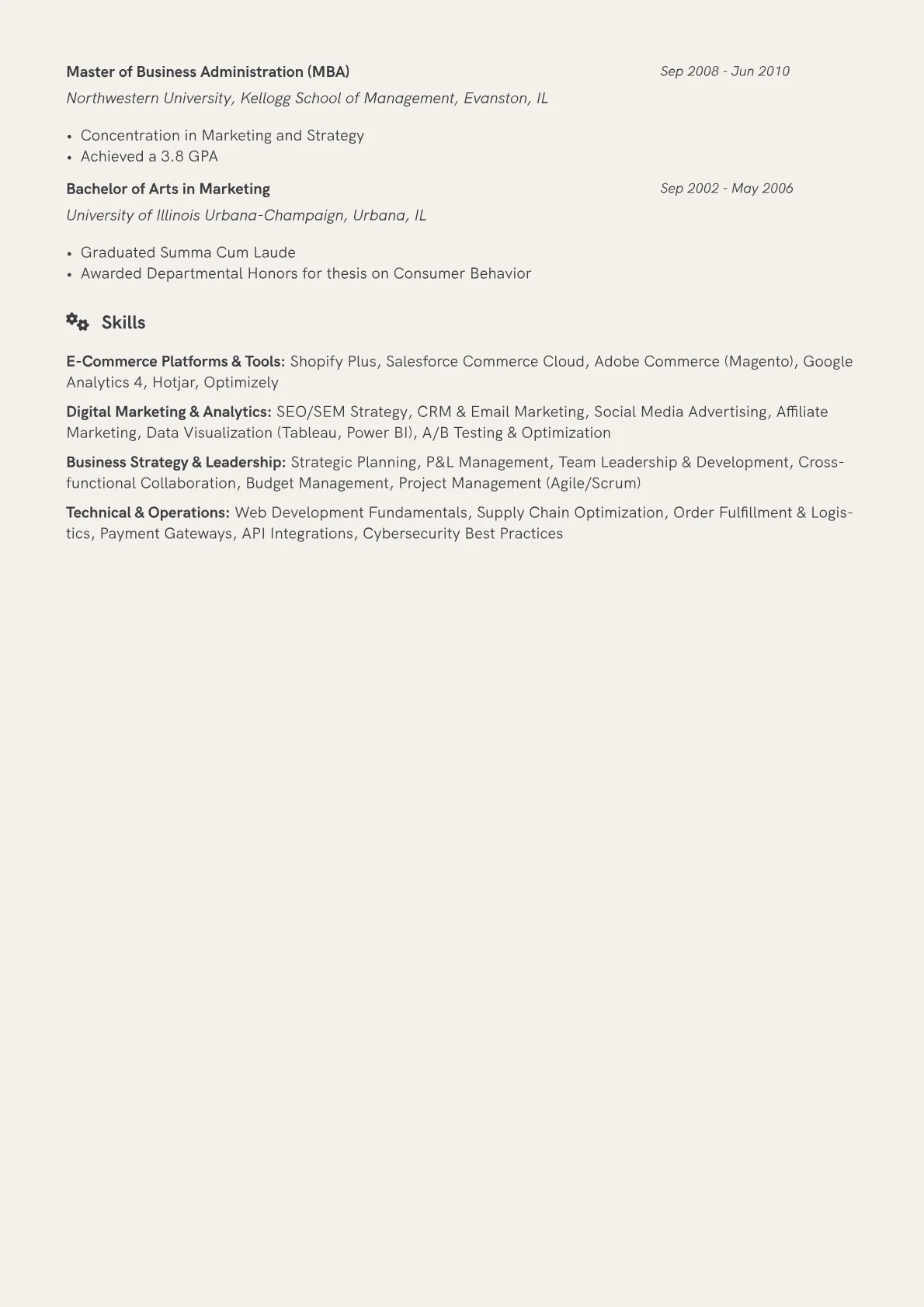 Career changer version - Page 2