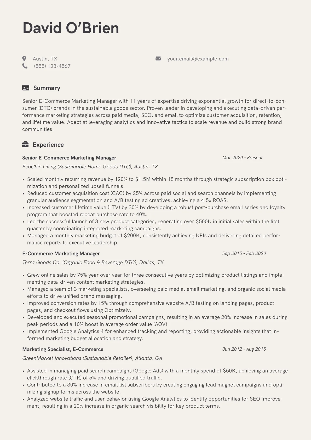 DTC Sustainable Goods version - Page 1