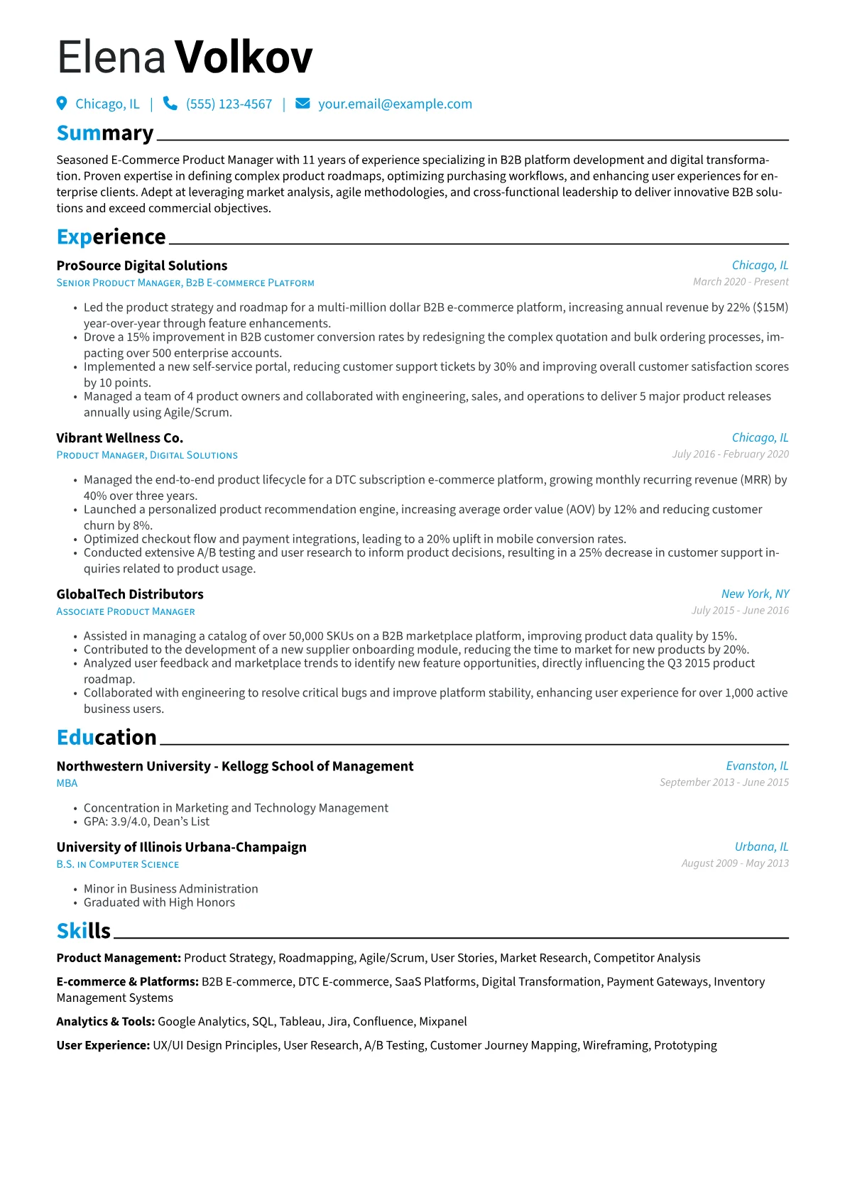 Product Management version - Page 1