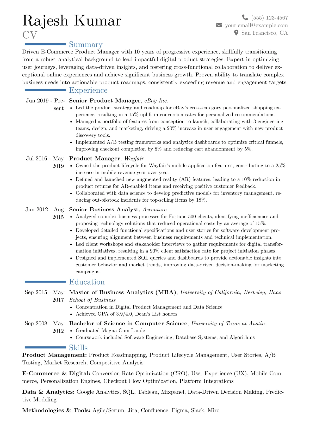 Career changer version - Page 1