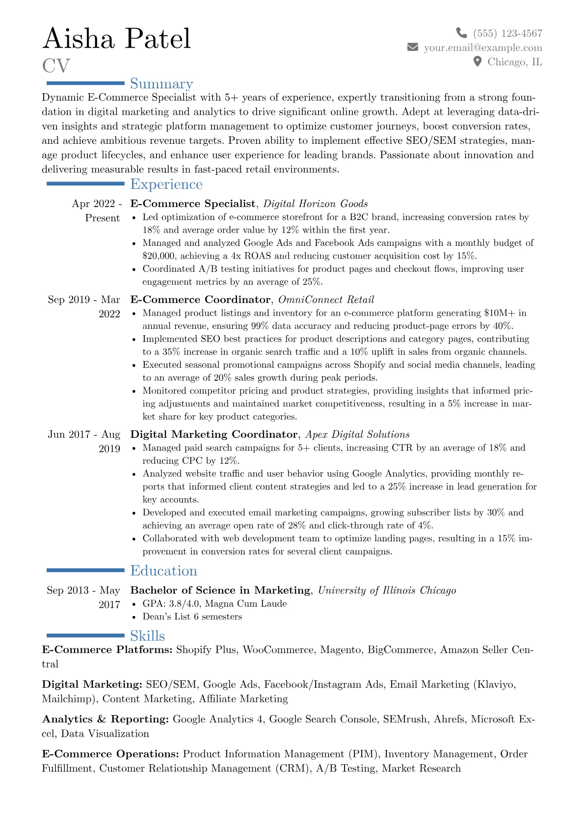 Career changer version - Page 1