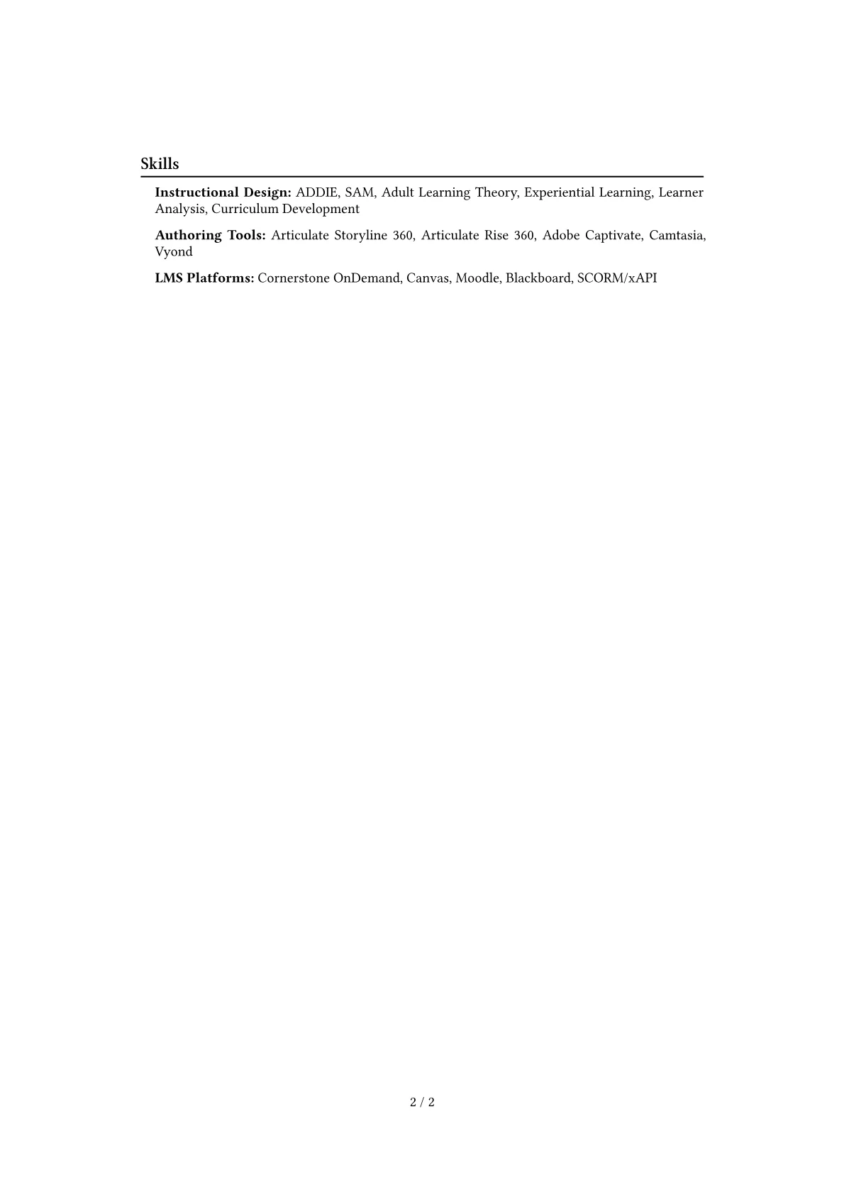Career changer version - Page 2