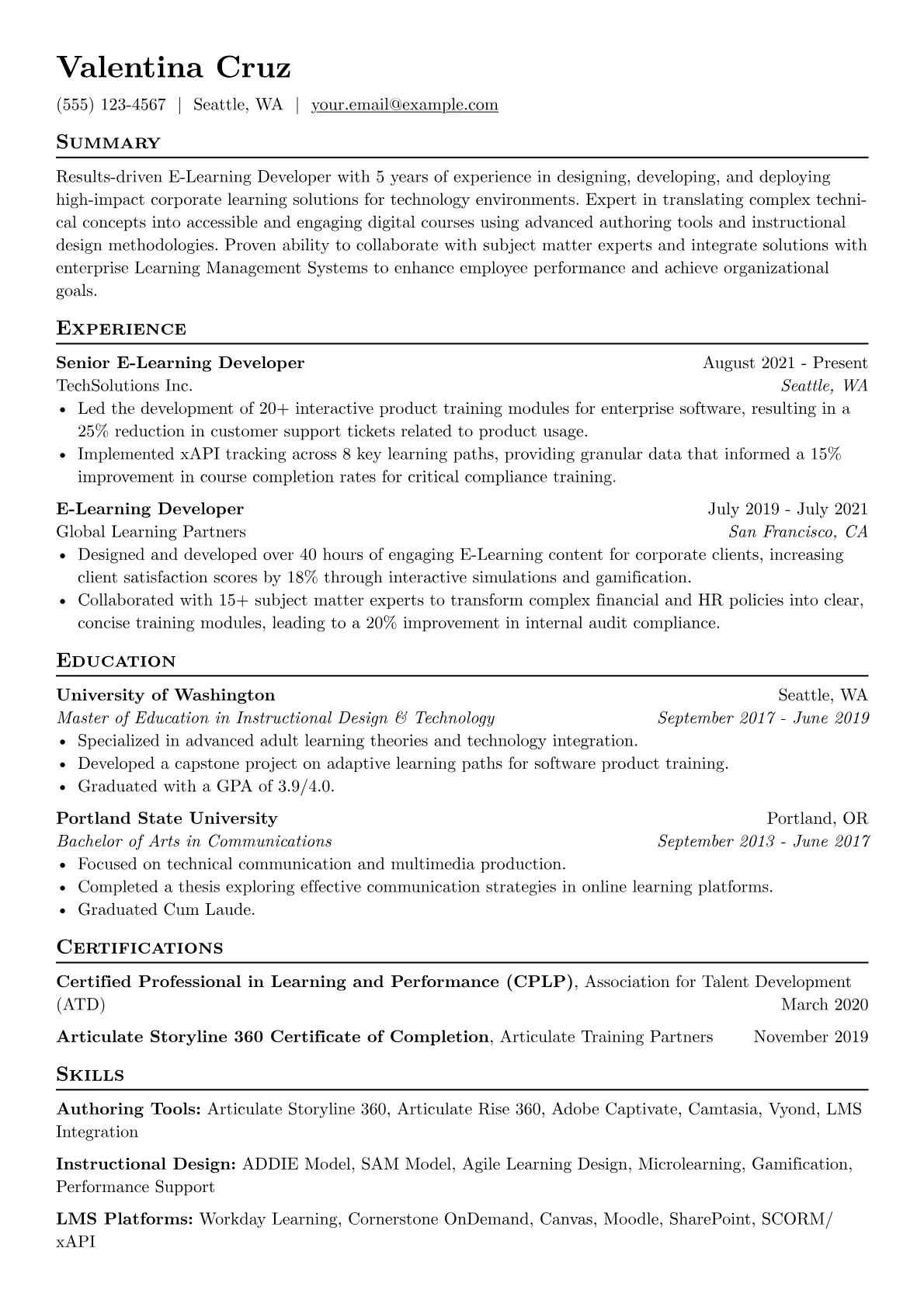 Corporate Tech version - Page 1