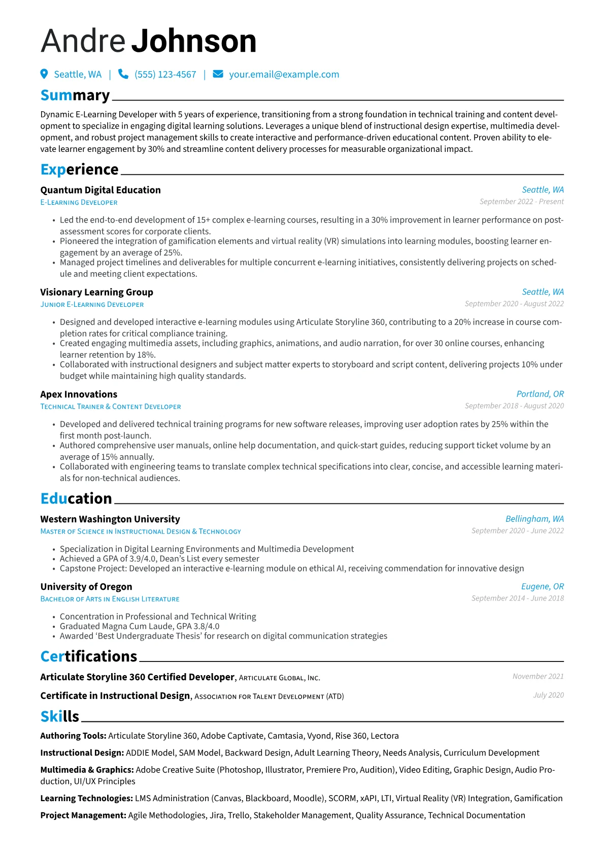 Career changer version - Page 1