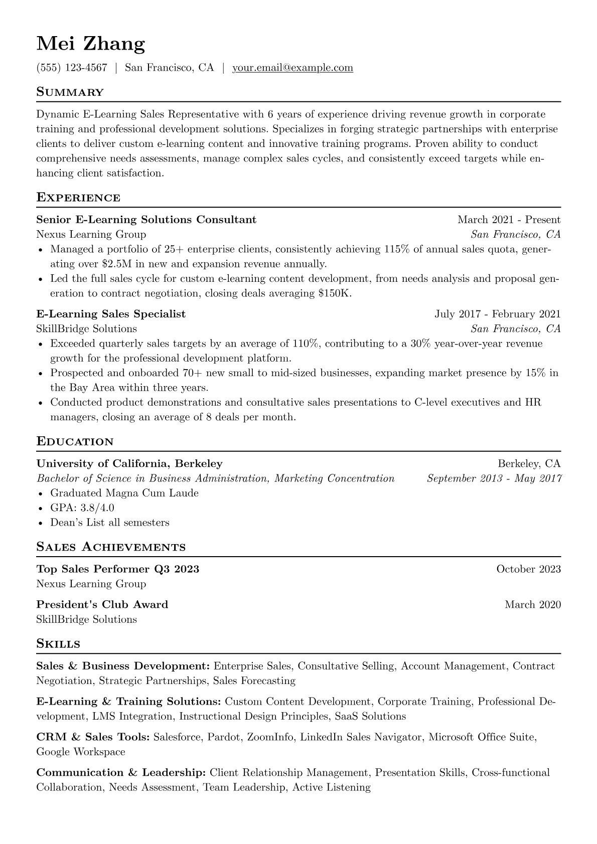 Corporate Custom version - Page 1