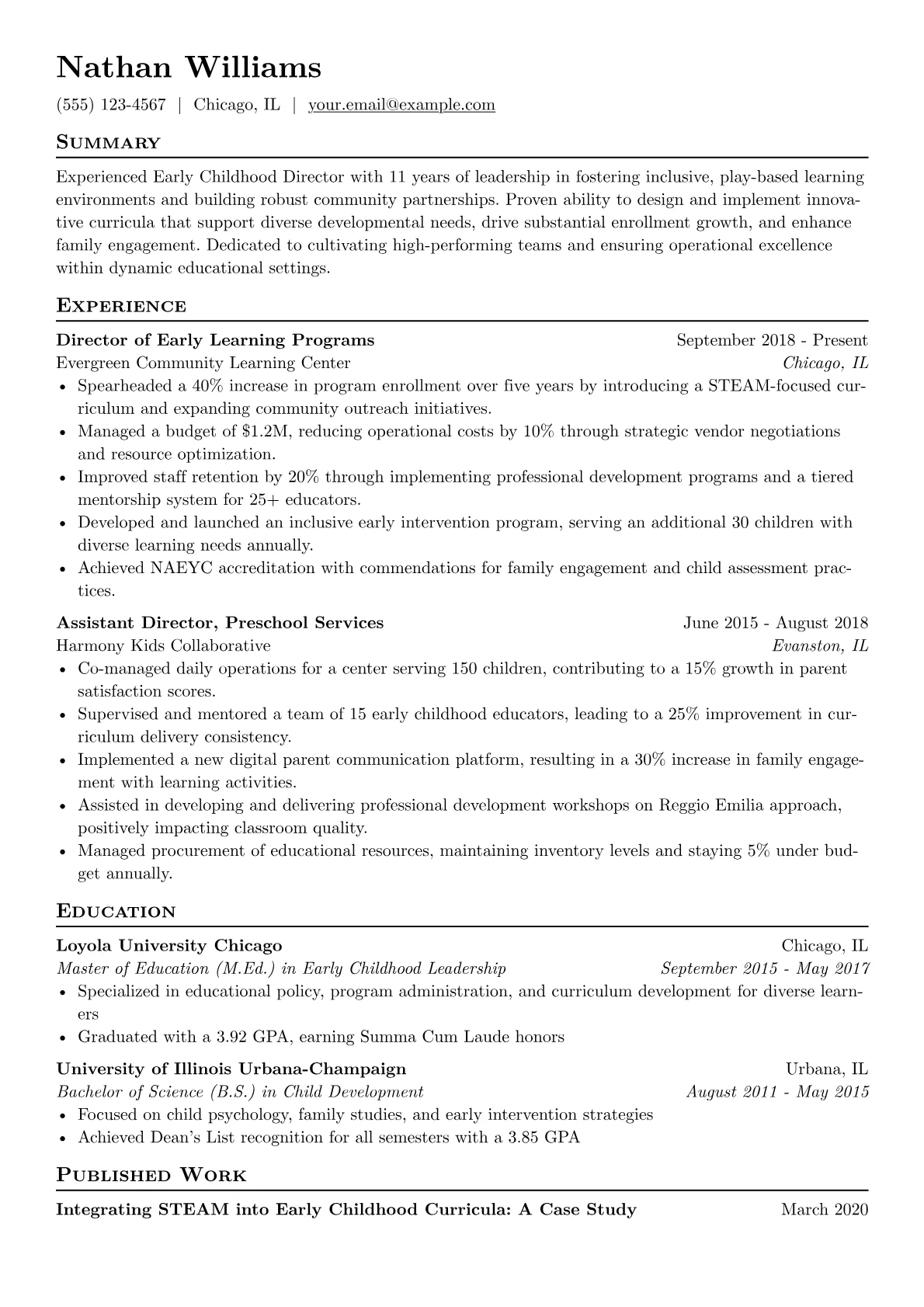 Leadership & Management version - Page 1