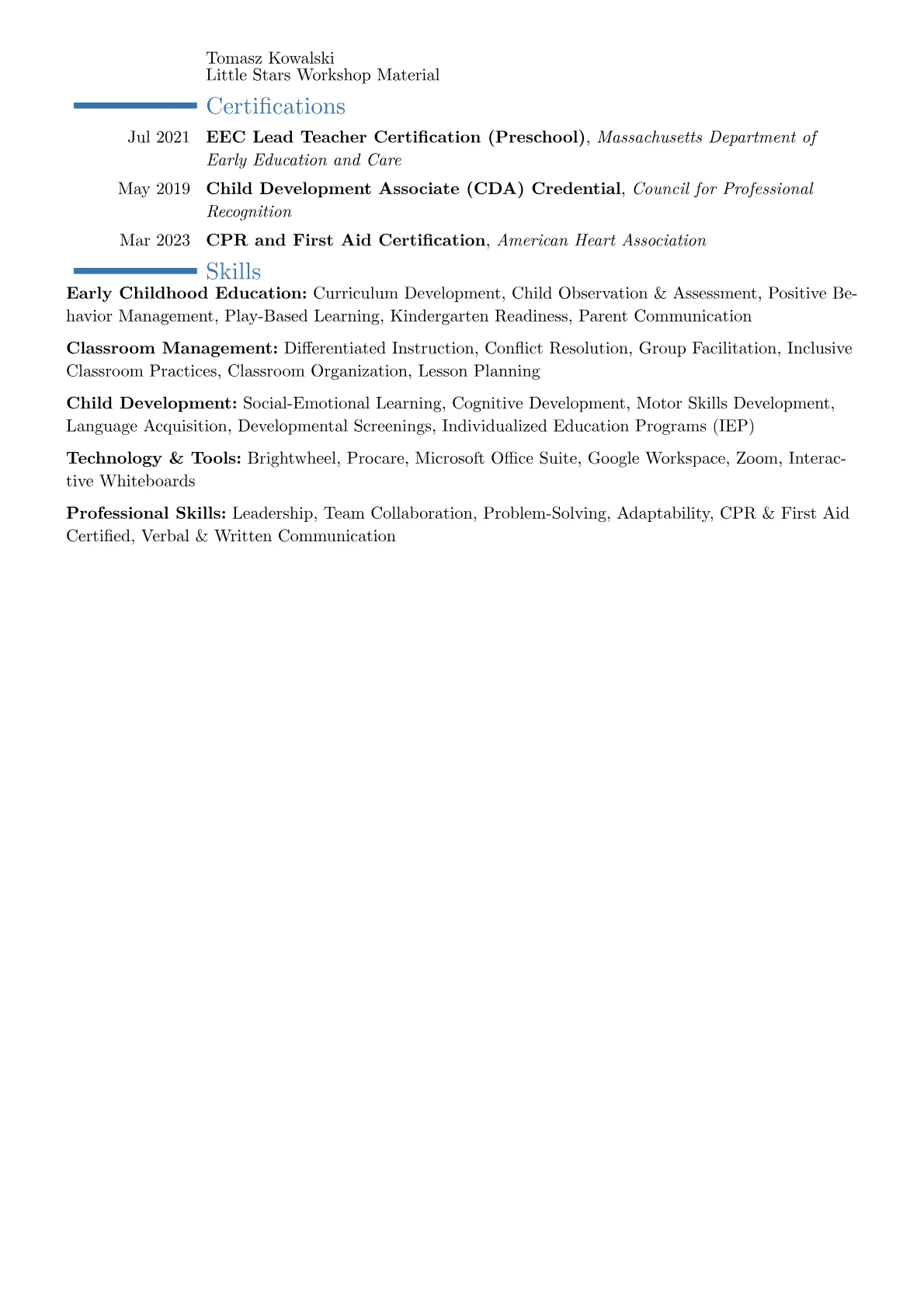 Career changer version - Page 2