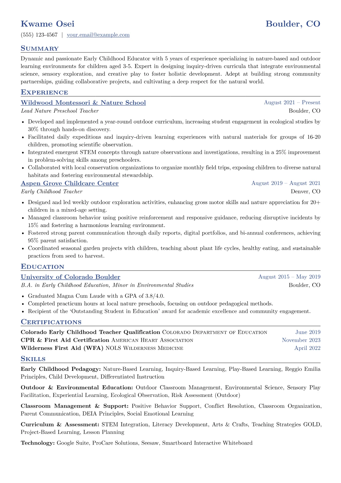 Nature-Based Education version - Page 1