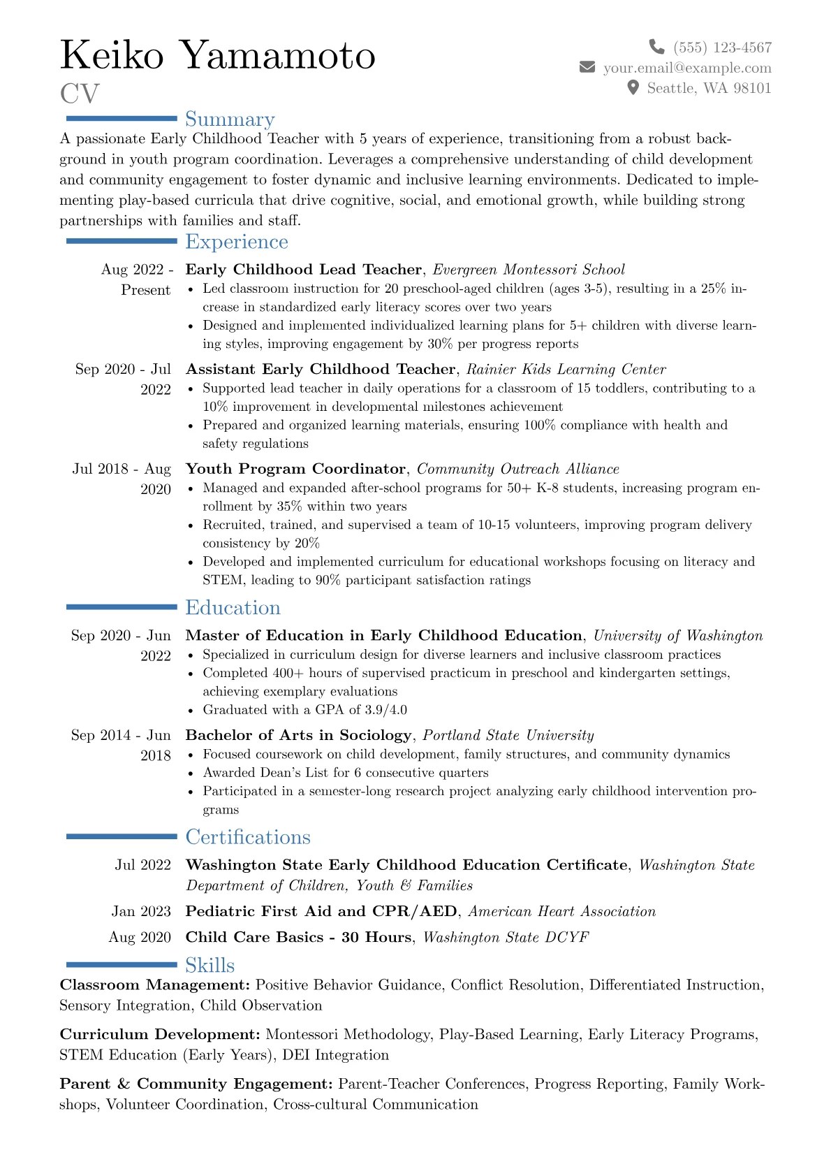 Career changer version - Page 1