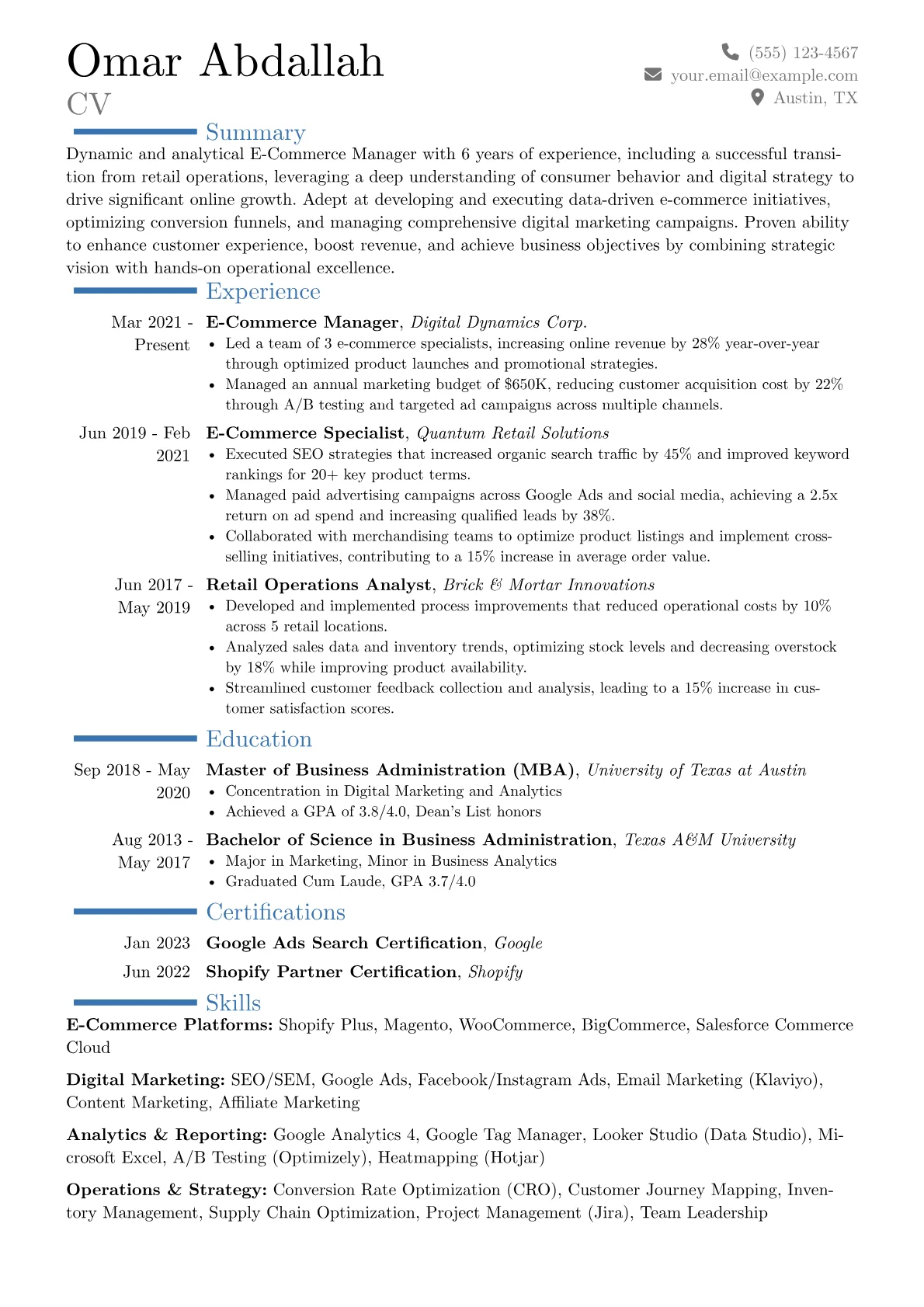 Career changer version - Page 1
