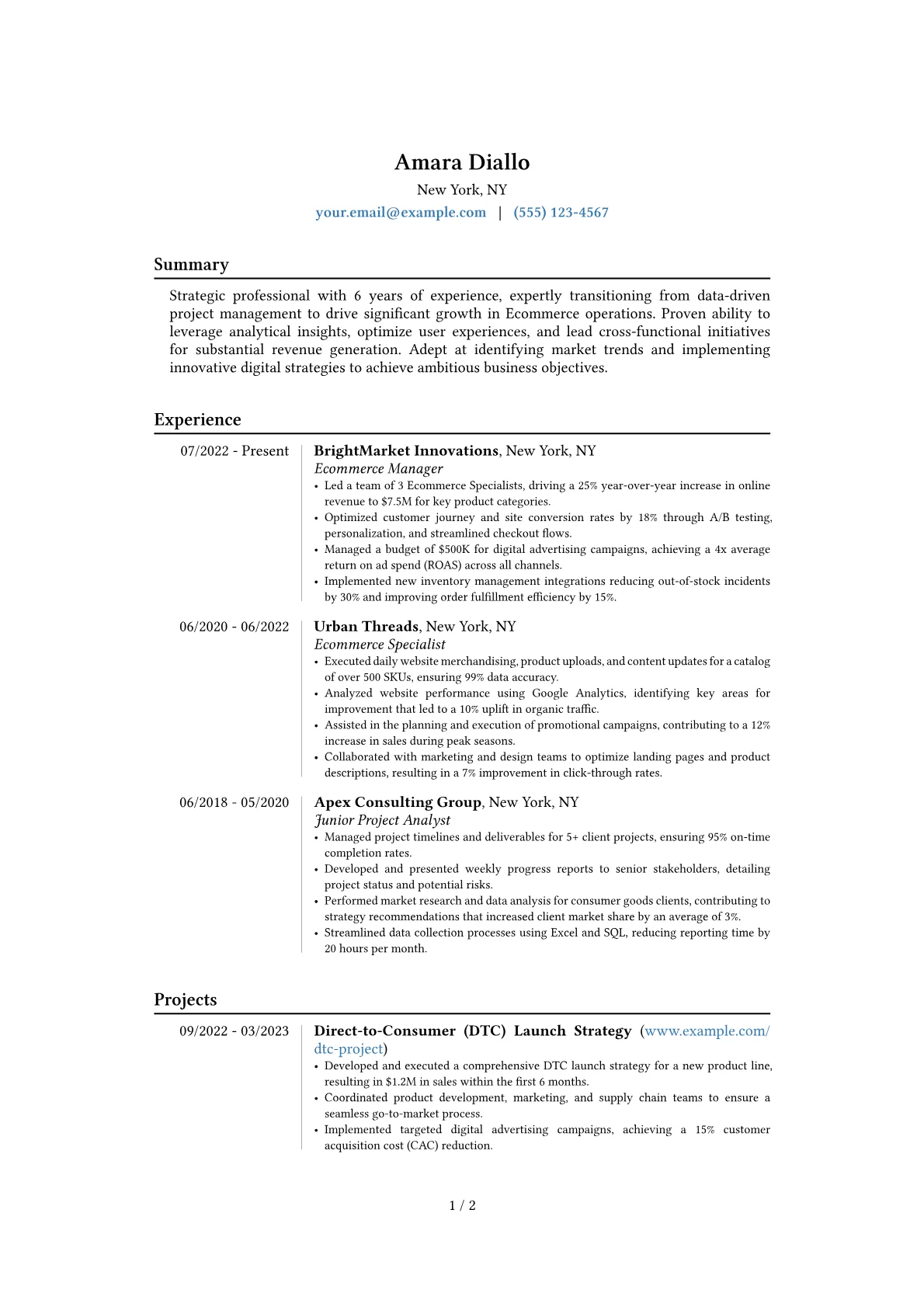 Career changer version - Page 1