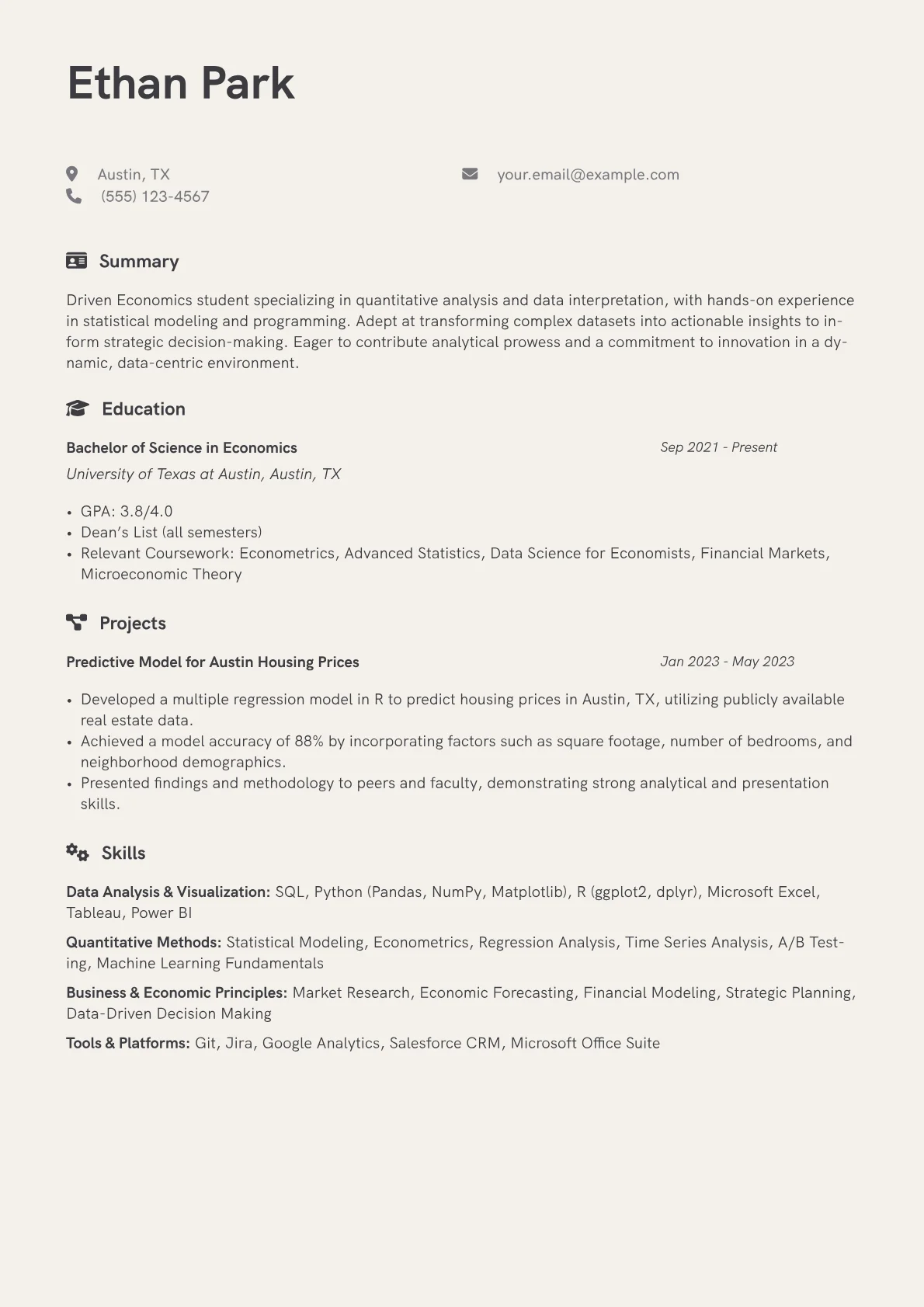 Data-Focused Economics version - Page 1