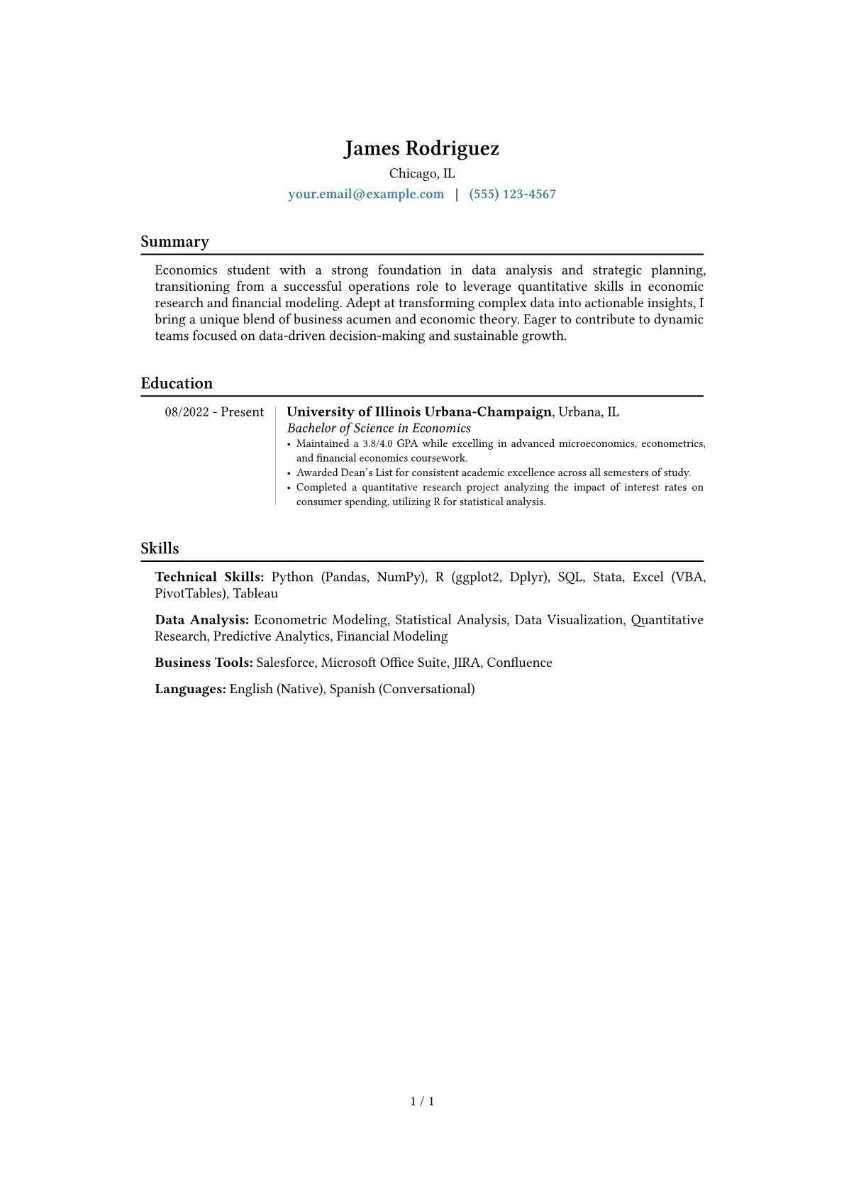 Career changer version - Page 1