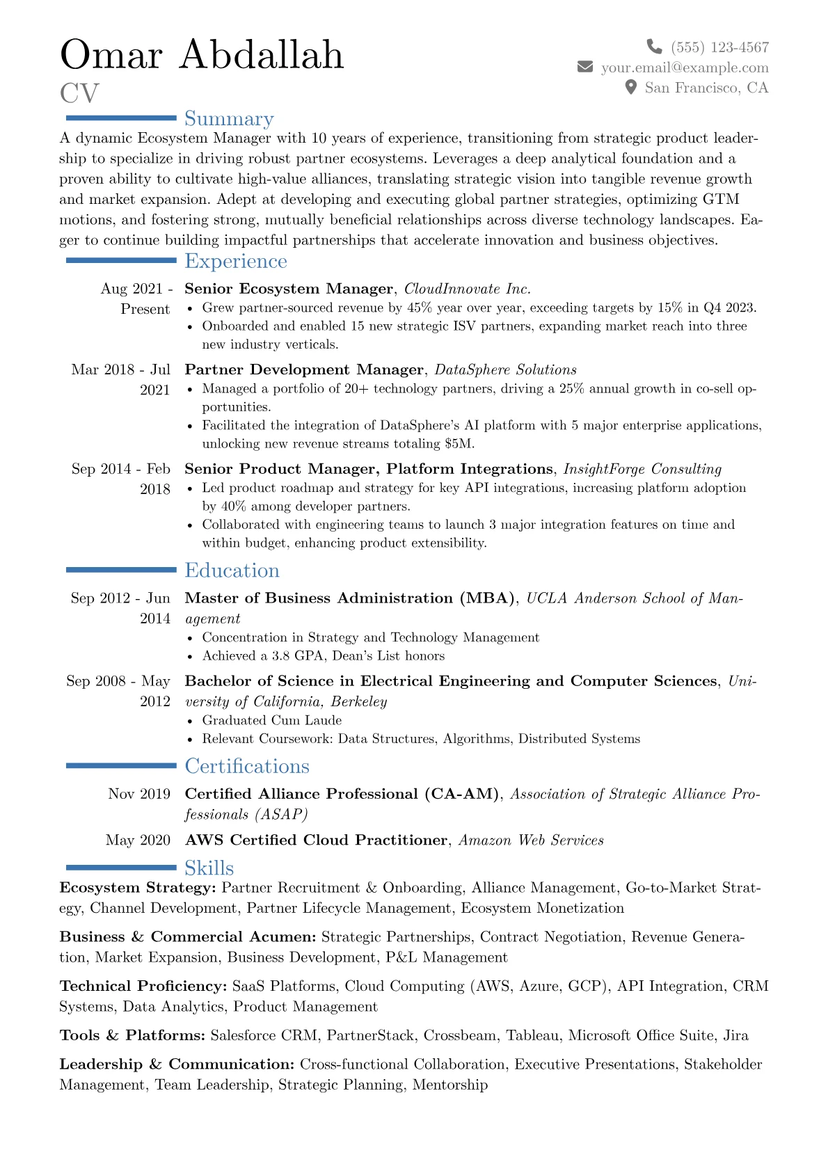 Career changer version - Page 1
