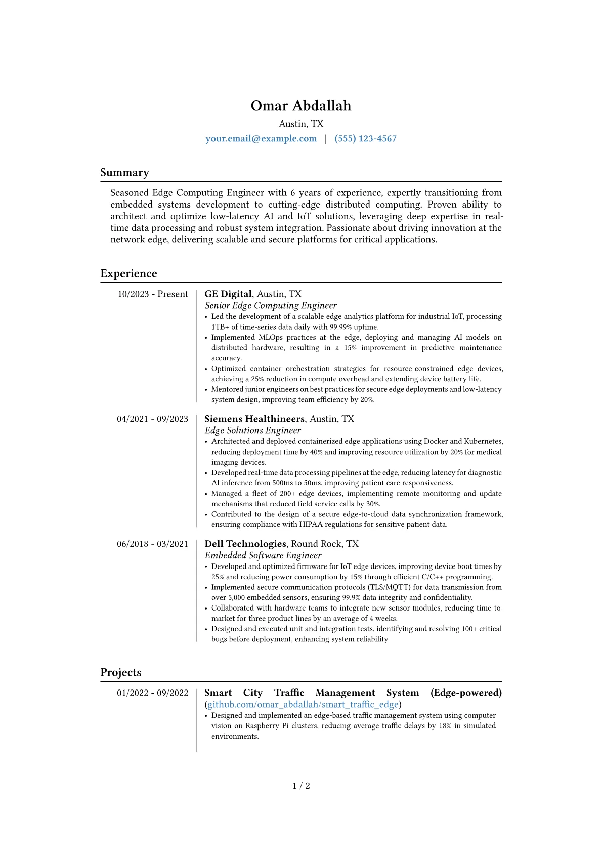 Career changer version - Page 1