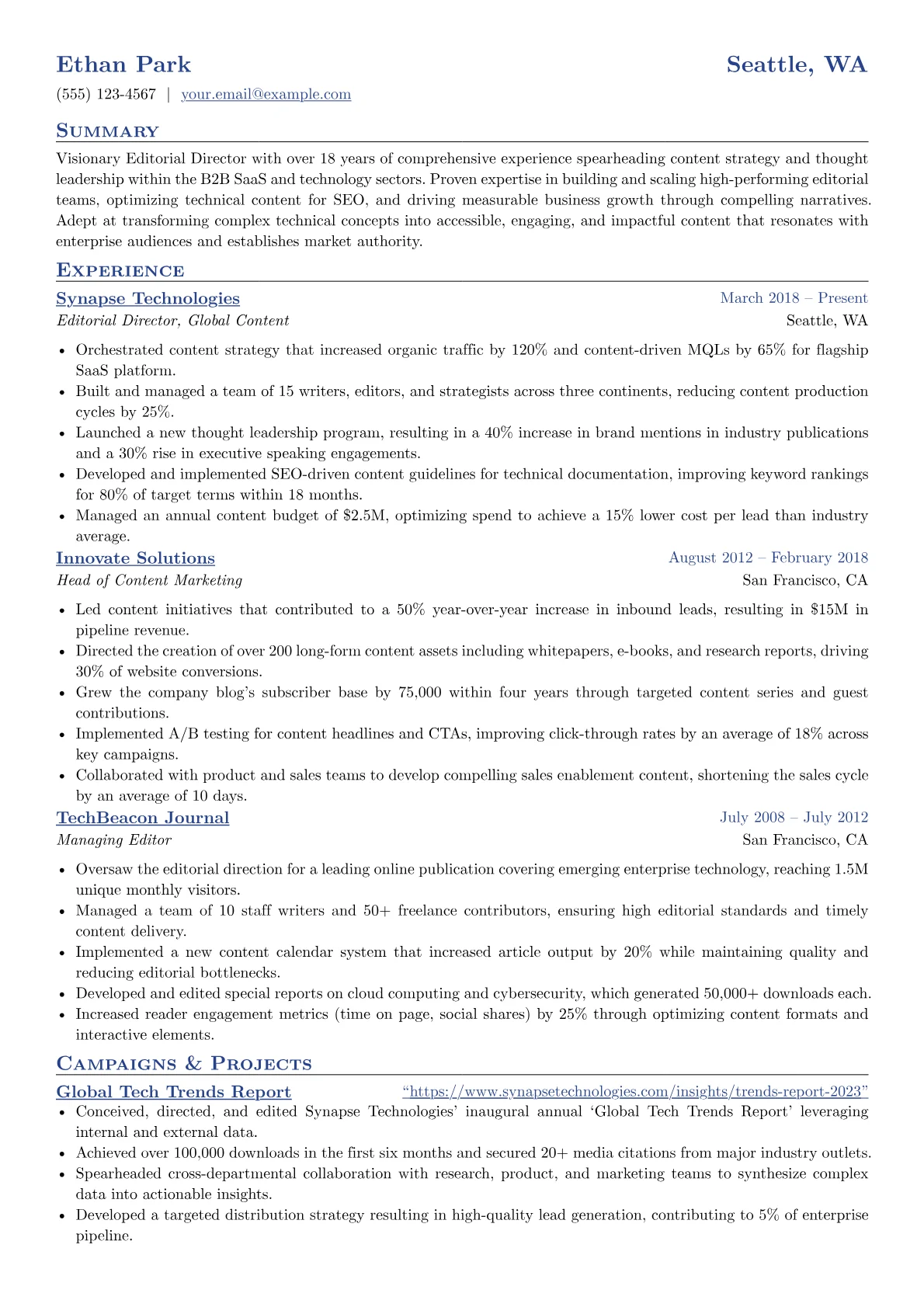 B2B SaaS Thought version - Page 1