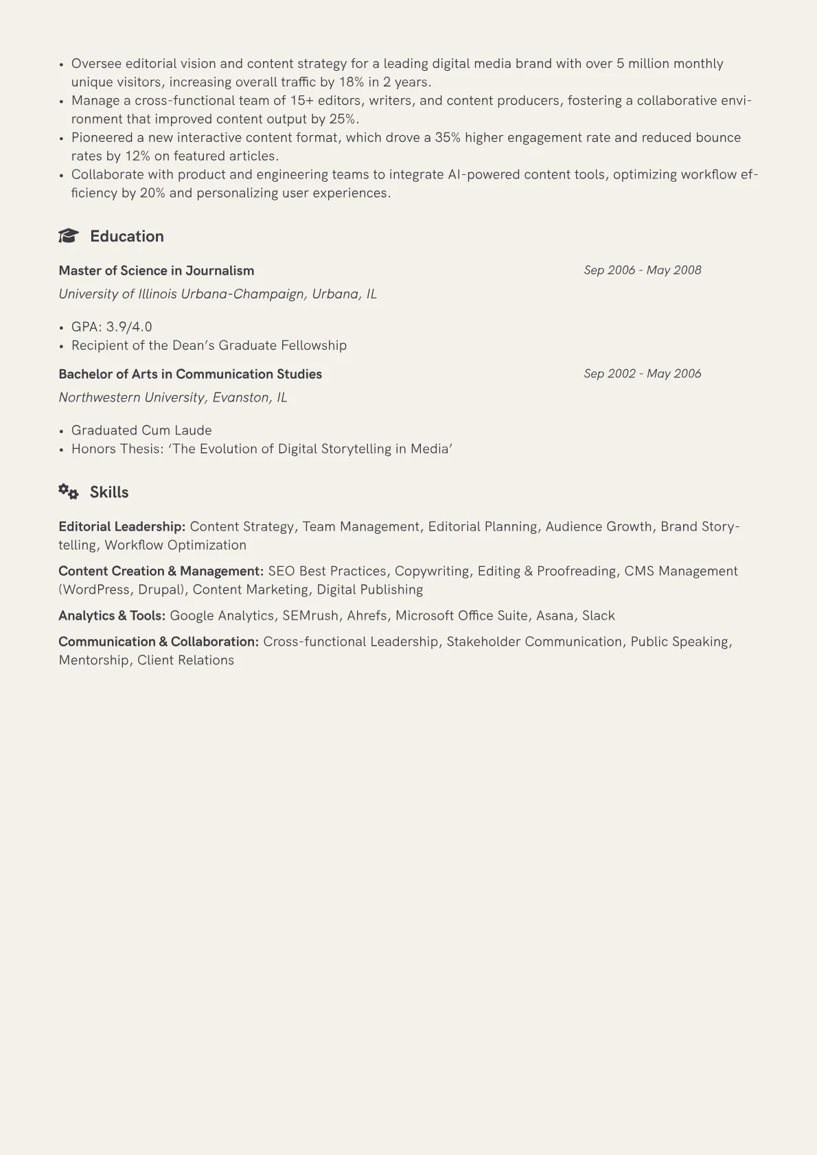 Career changer version - Page 2