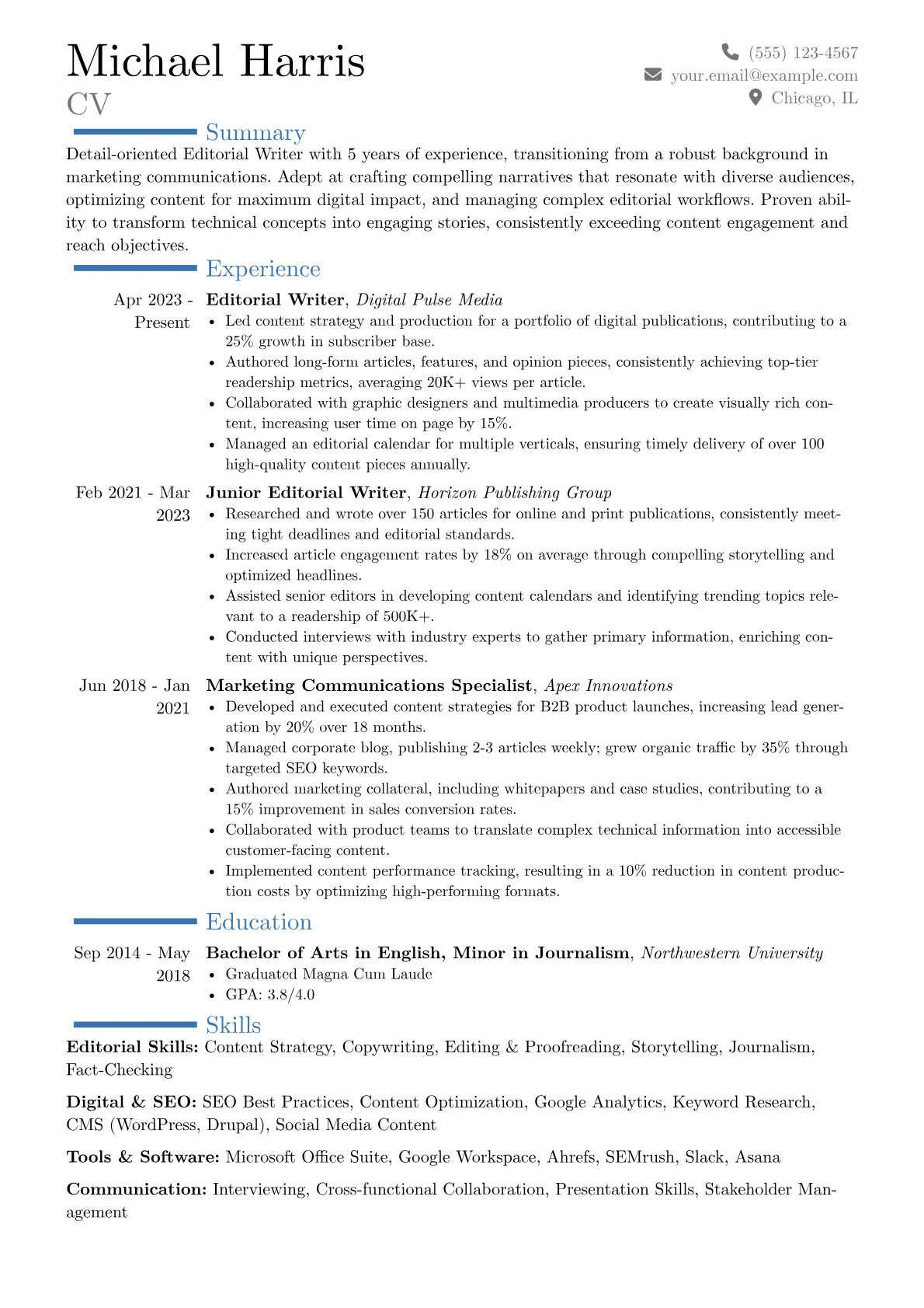 Career changer version - Page 1