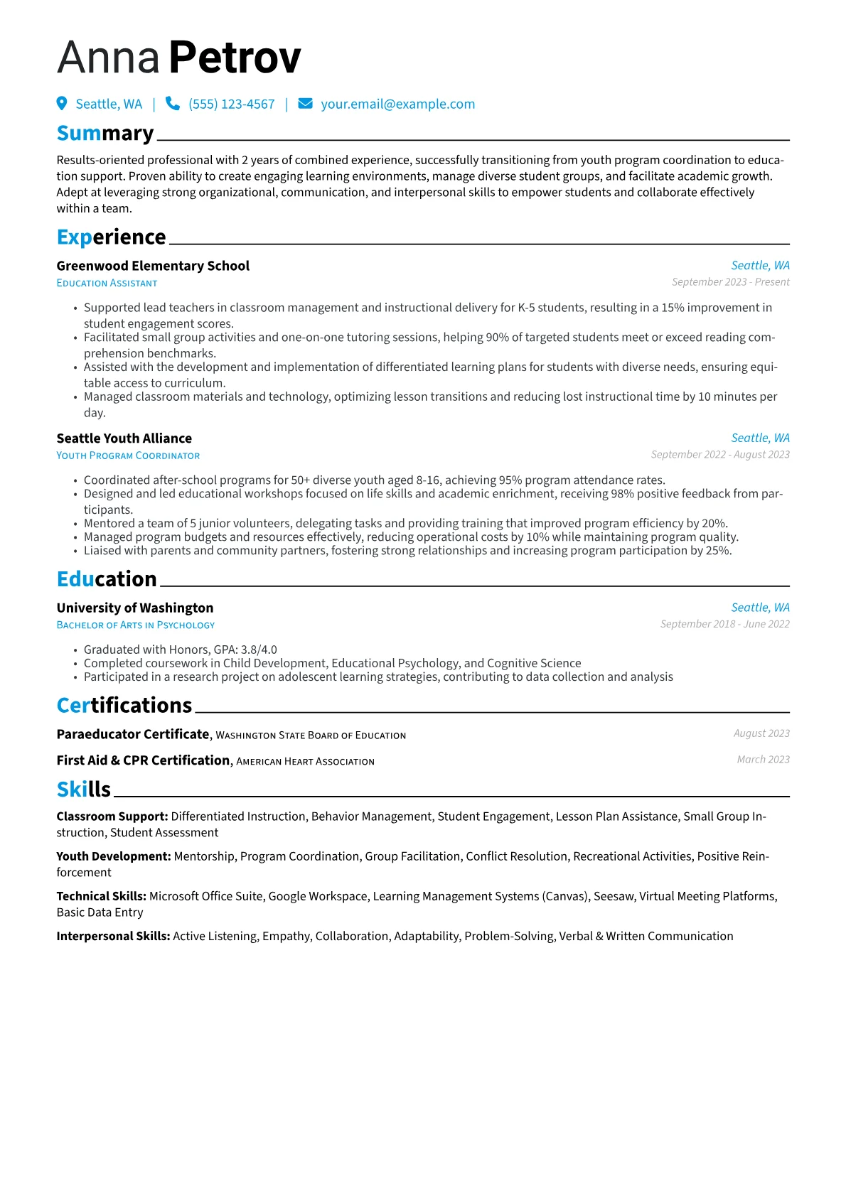Career changer version - Page 1