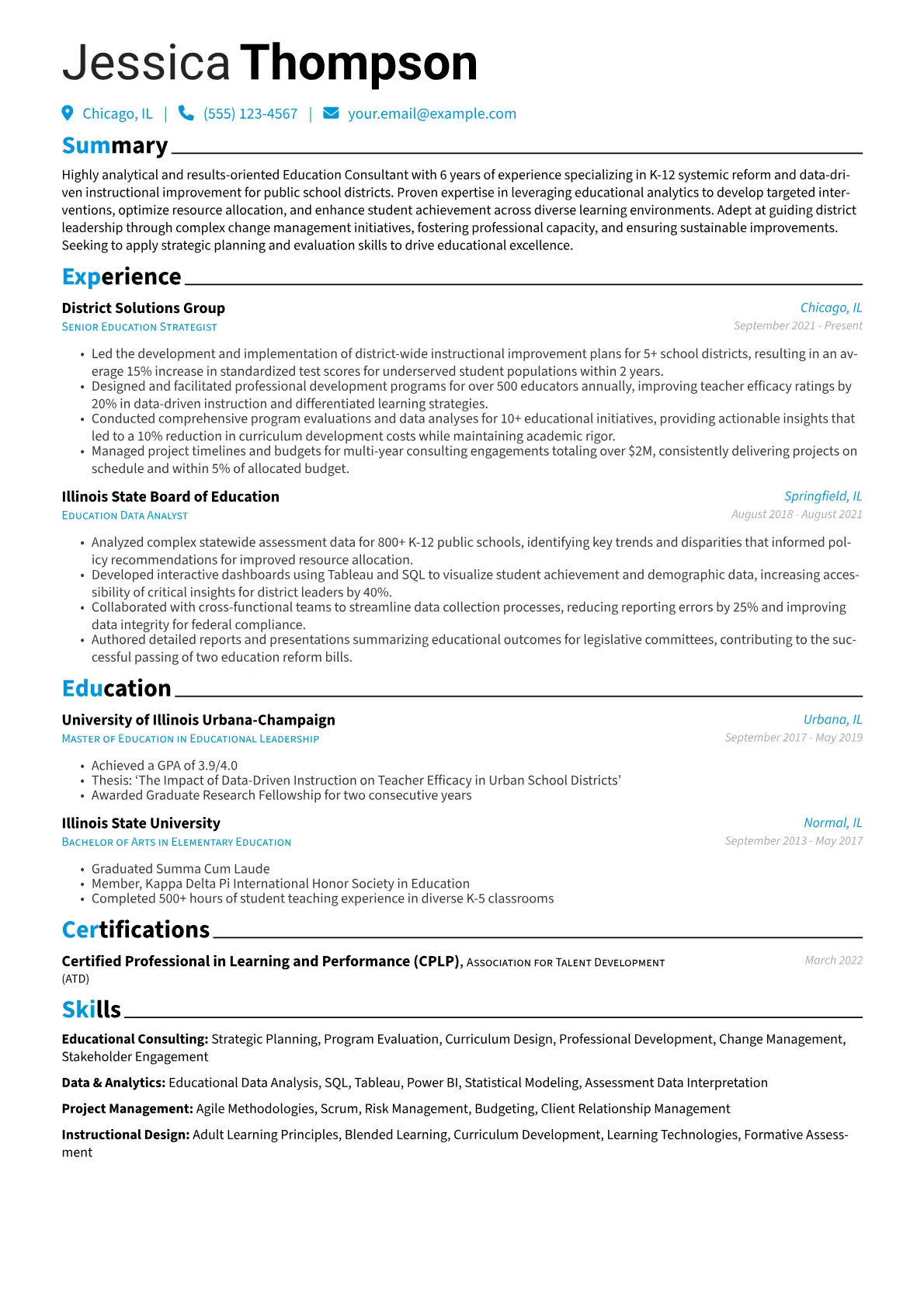 Education Consultant version - Page 1