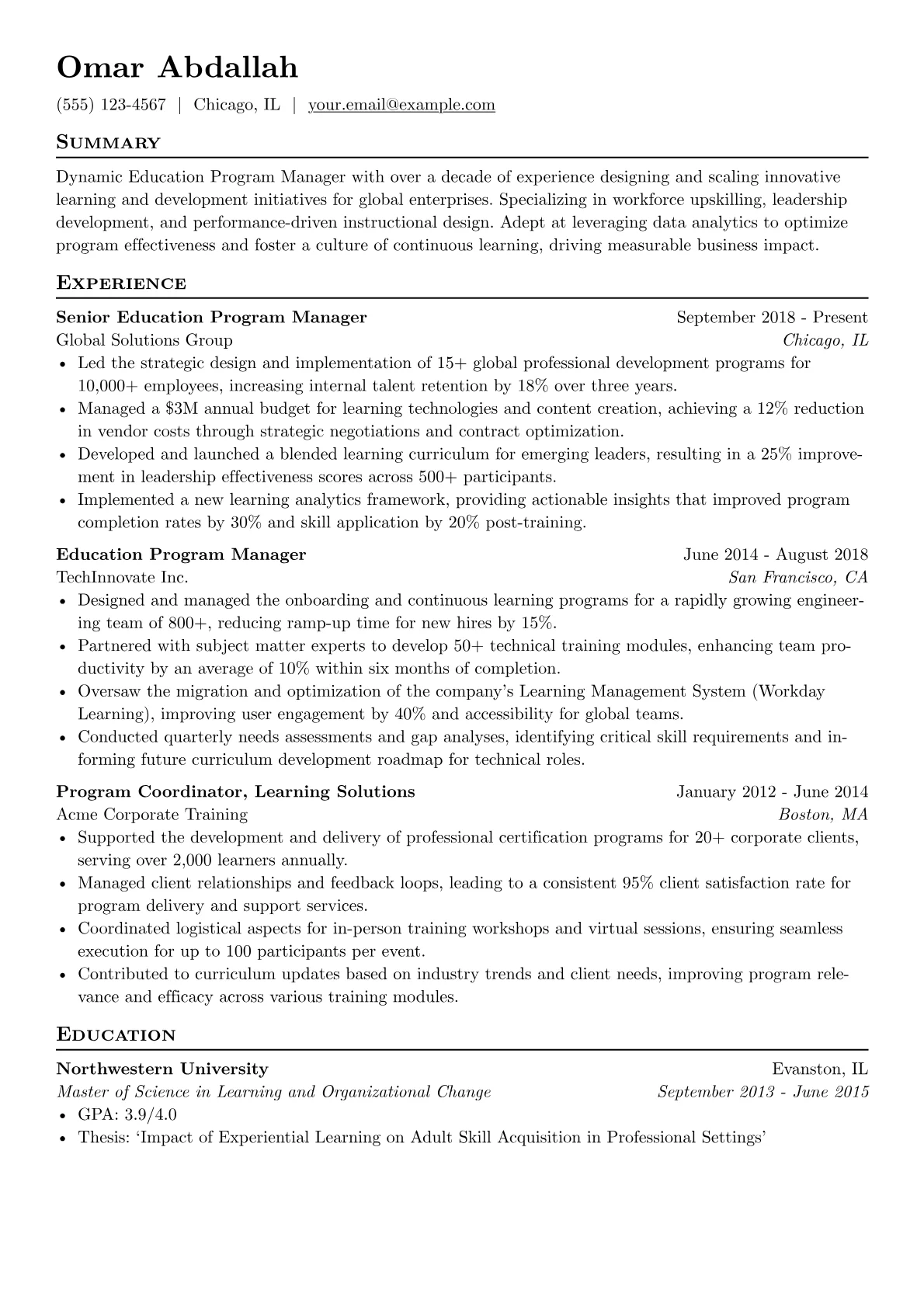 Corporate L&D Specialist version - Page 1