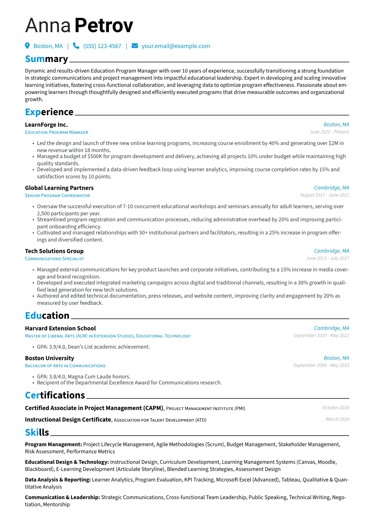 Career changer version - Page 1