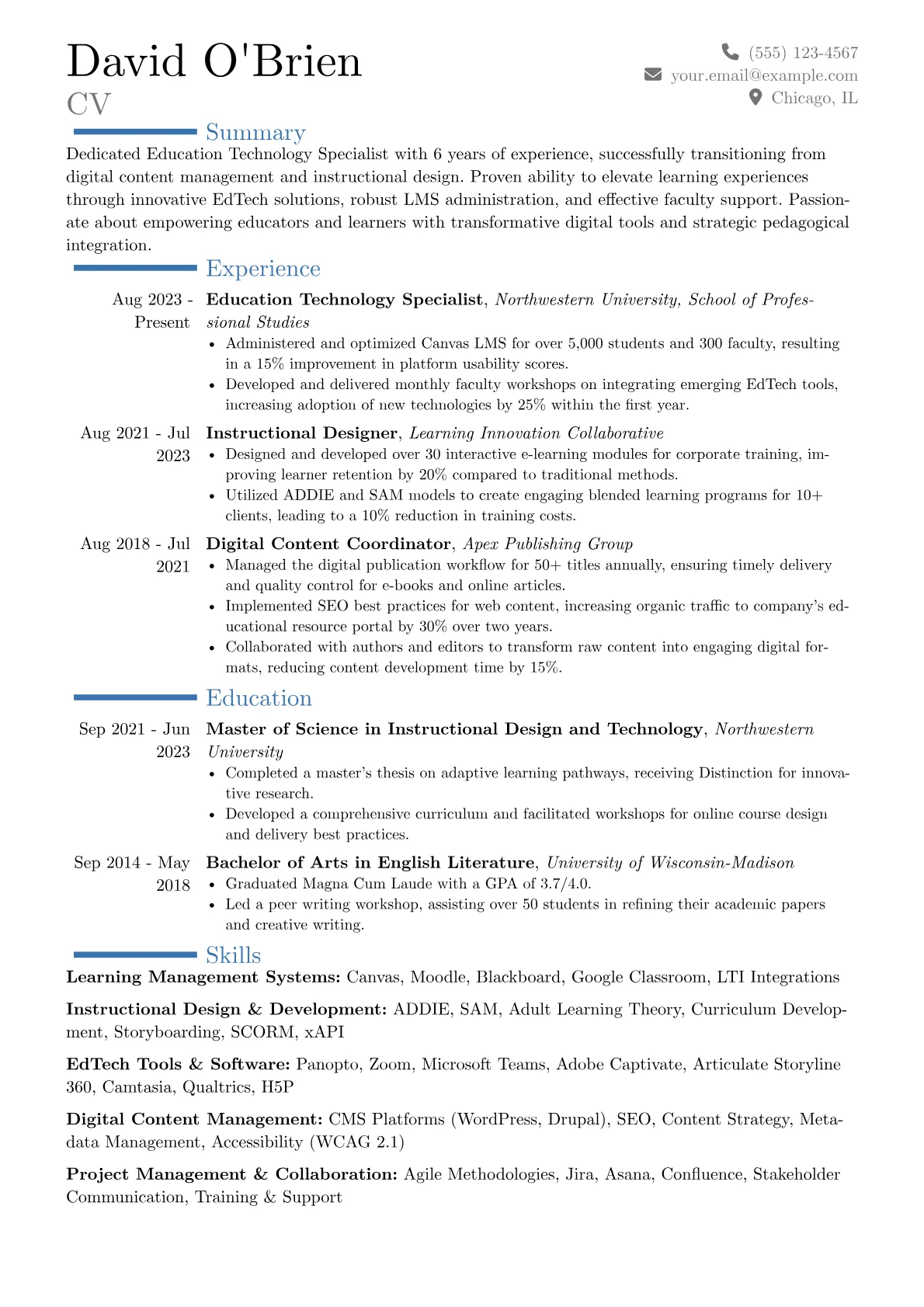 Career changer version - Page 1