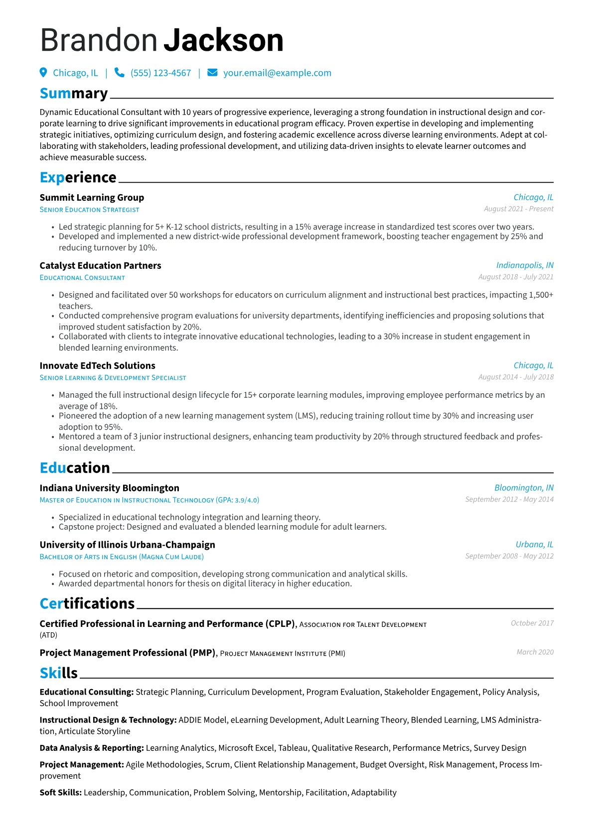 Career changer version - Page 1