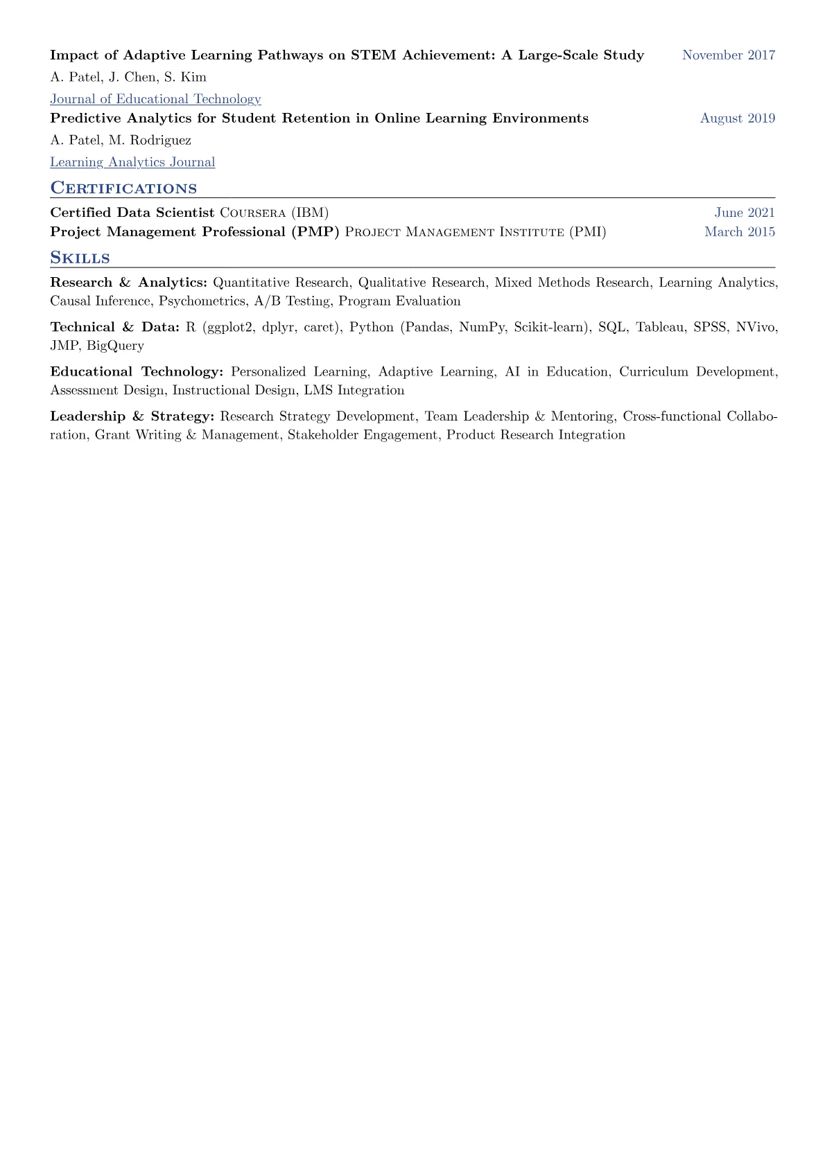 Research & Analytics version - Page 2