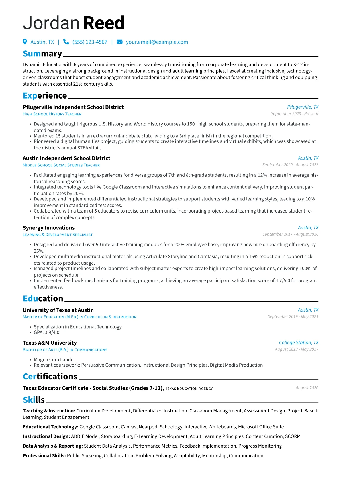 Career changer version - Page 1