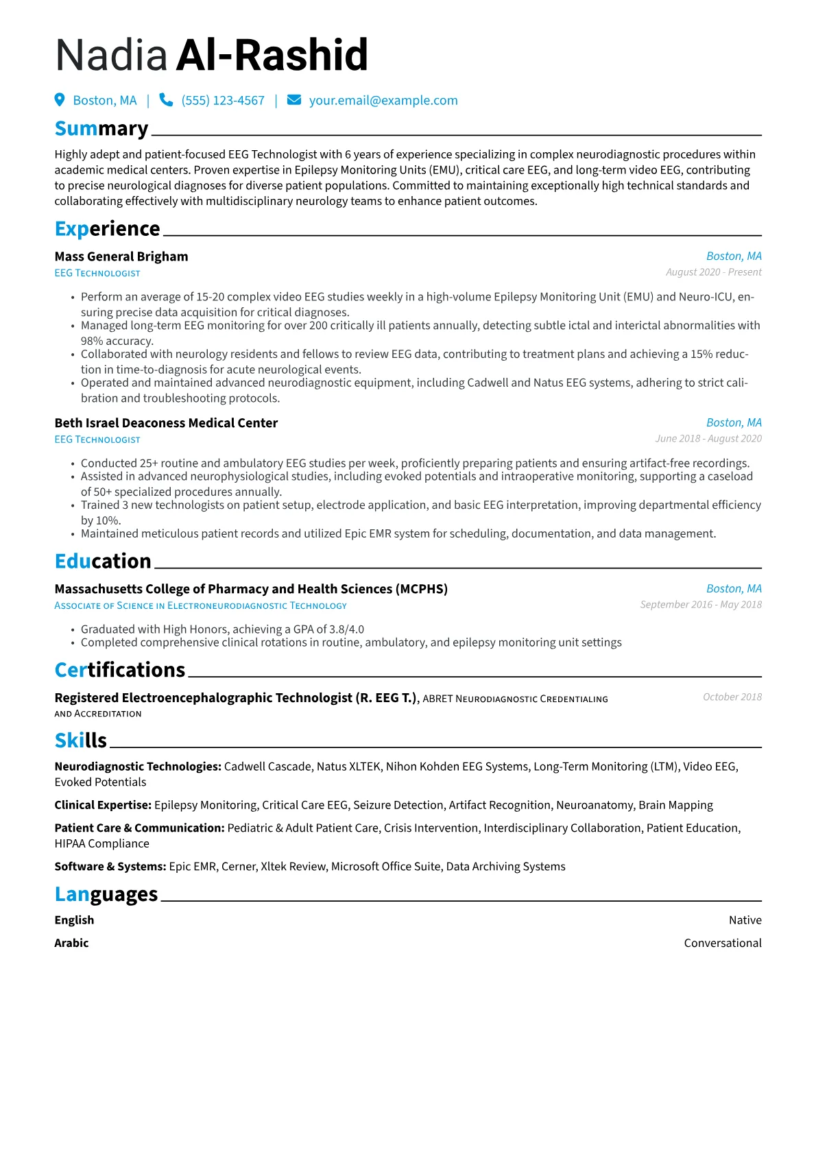 EEG Technologist version - Page 1