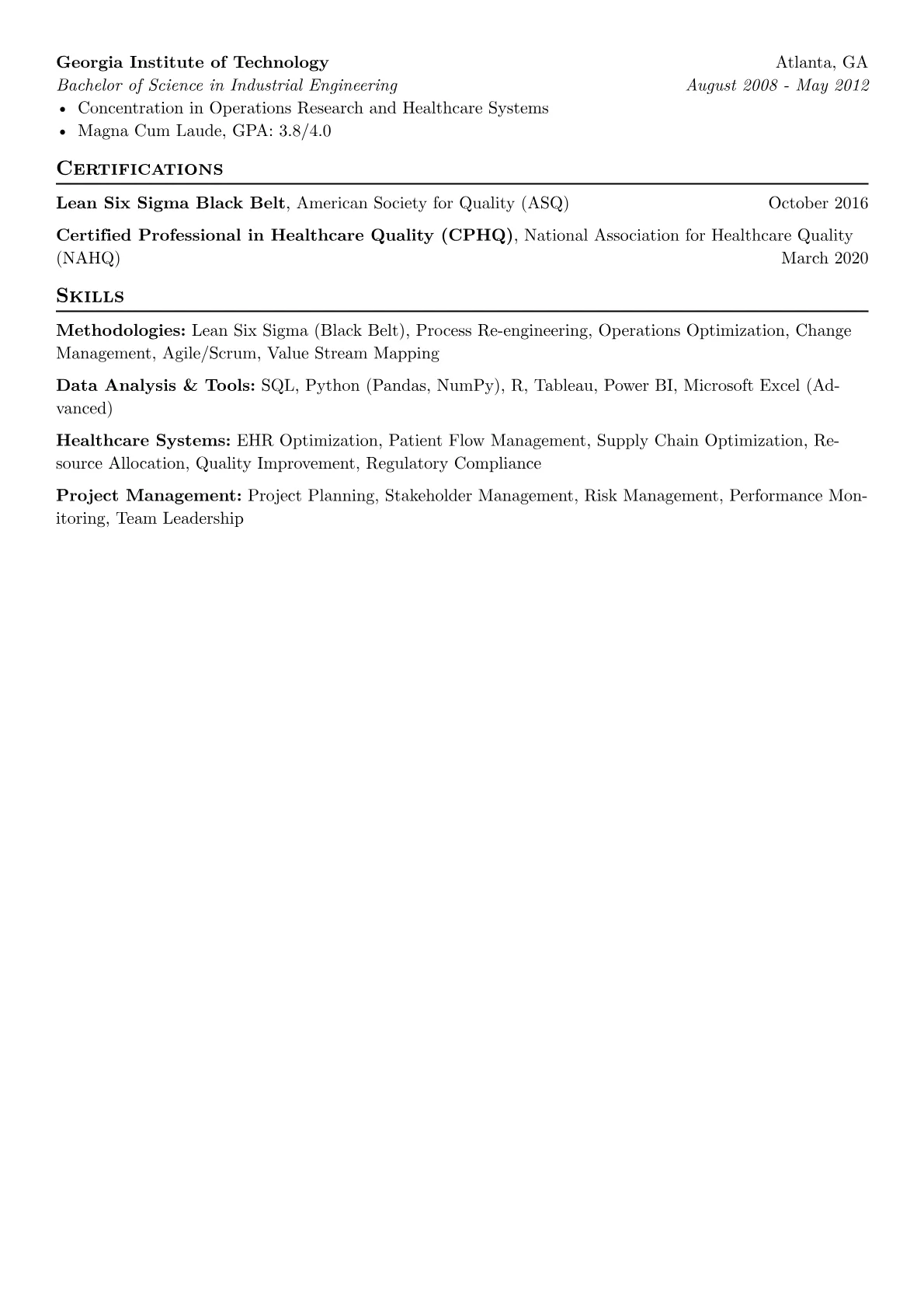 Healthcare Operations version - Page 2