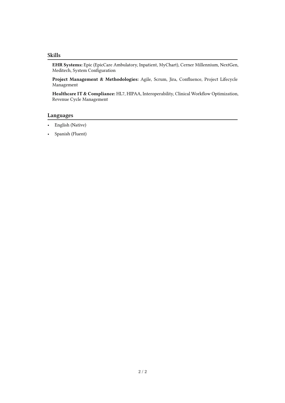 Career changer version - Page 2