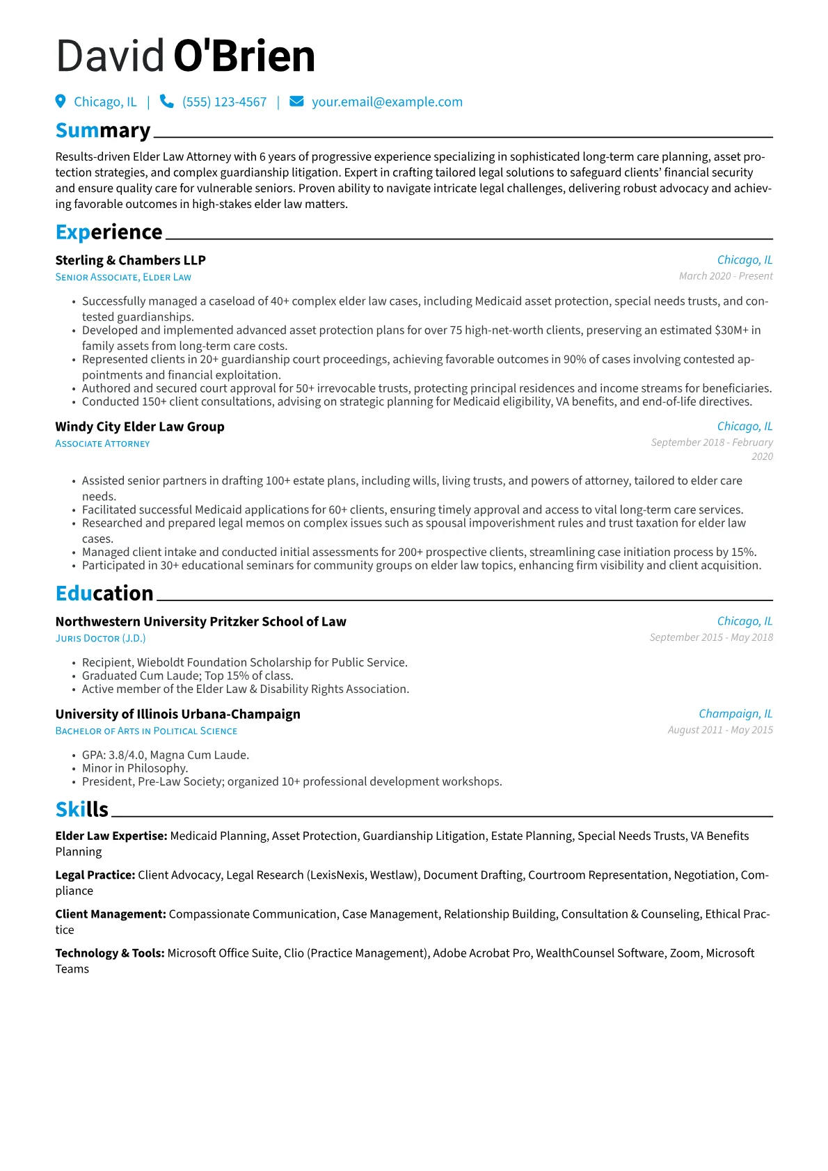Elder Law Attorney version - Page 1