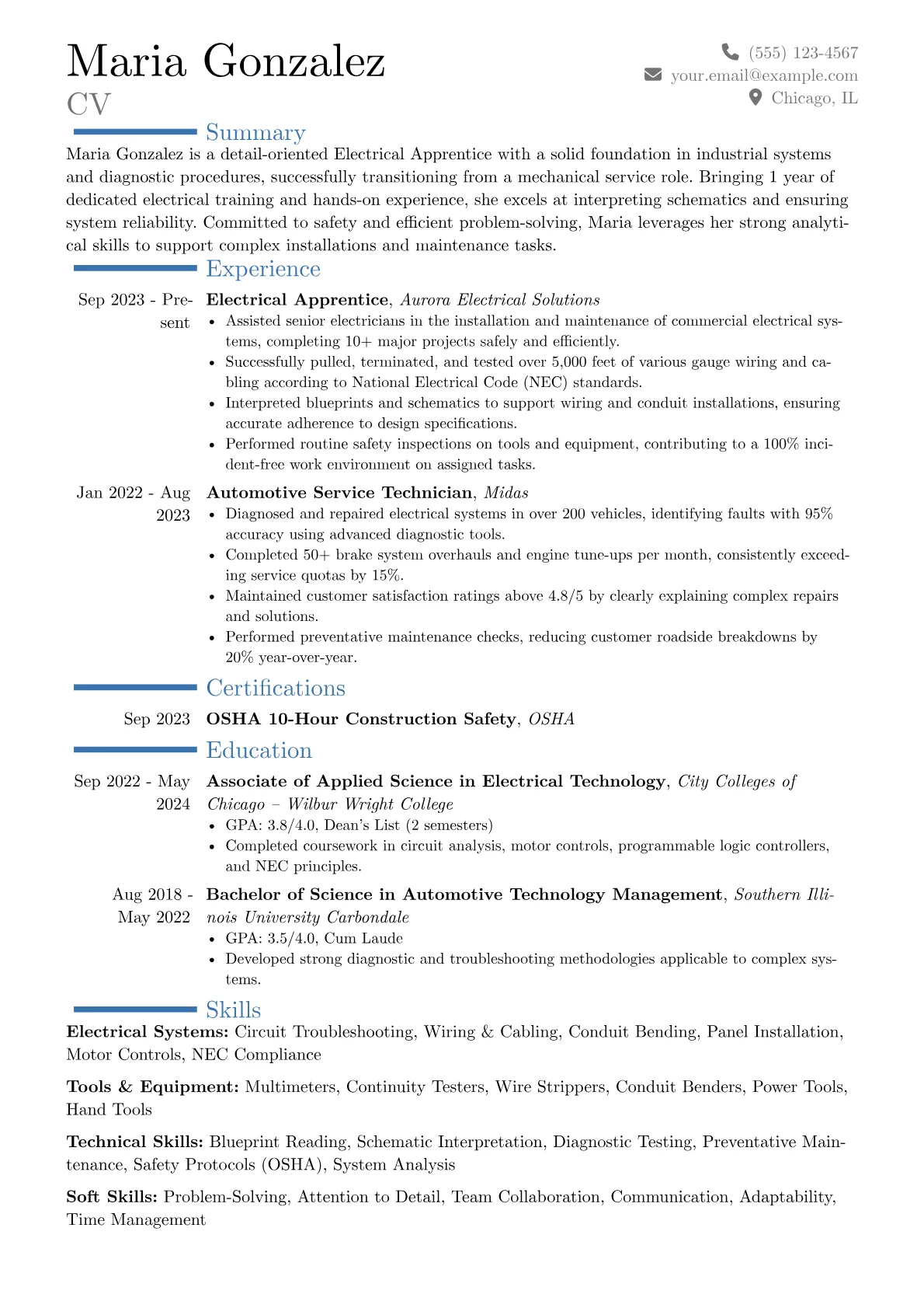 Career changer version - Page 1