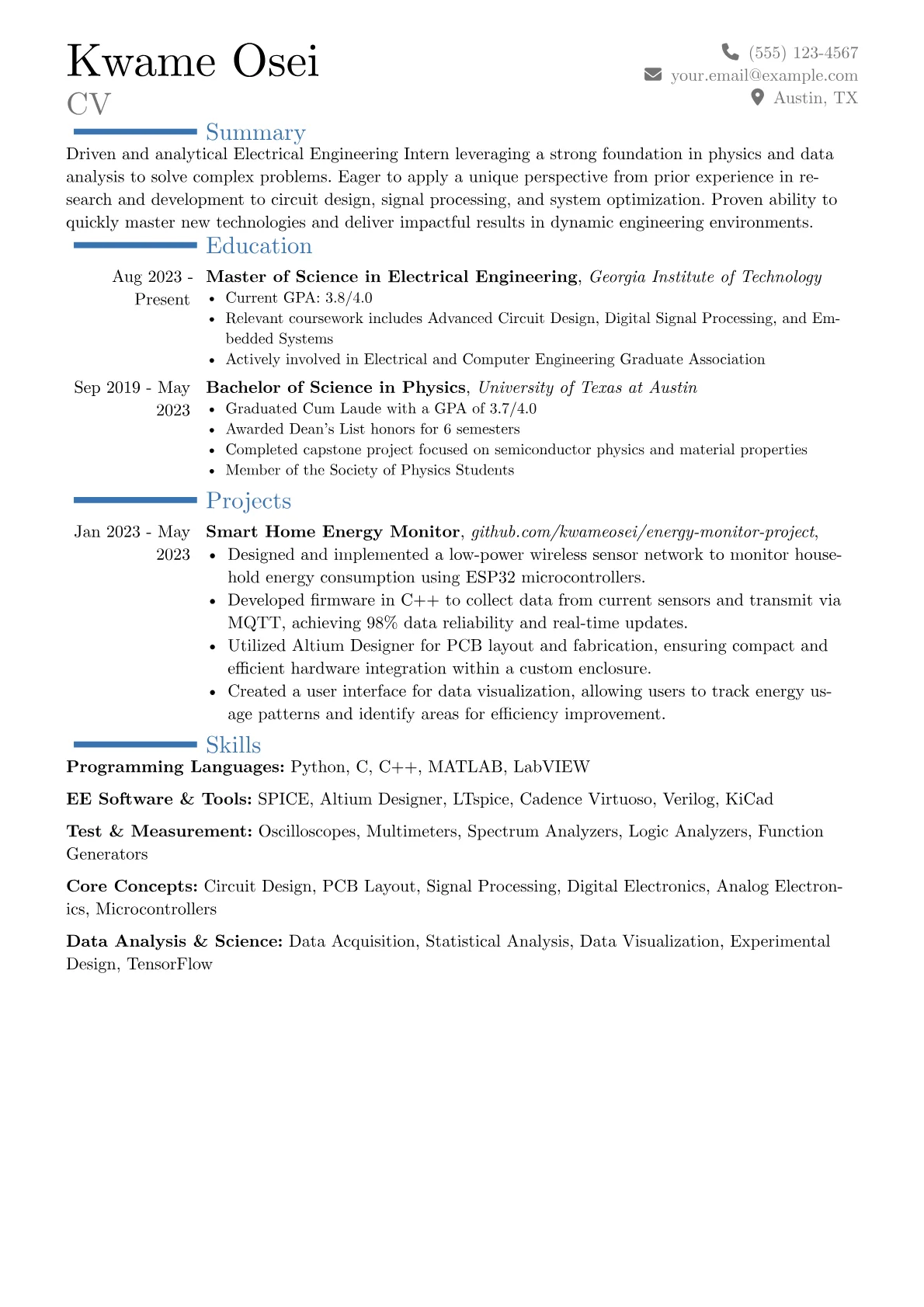 Career changer version - Page 1