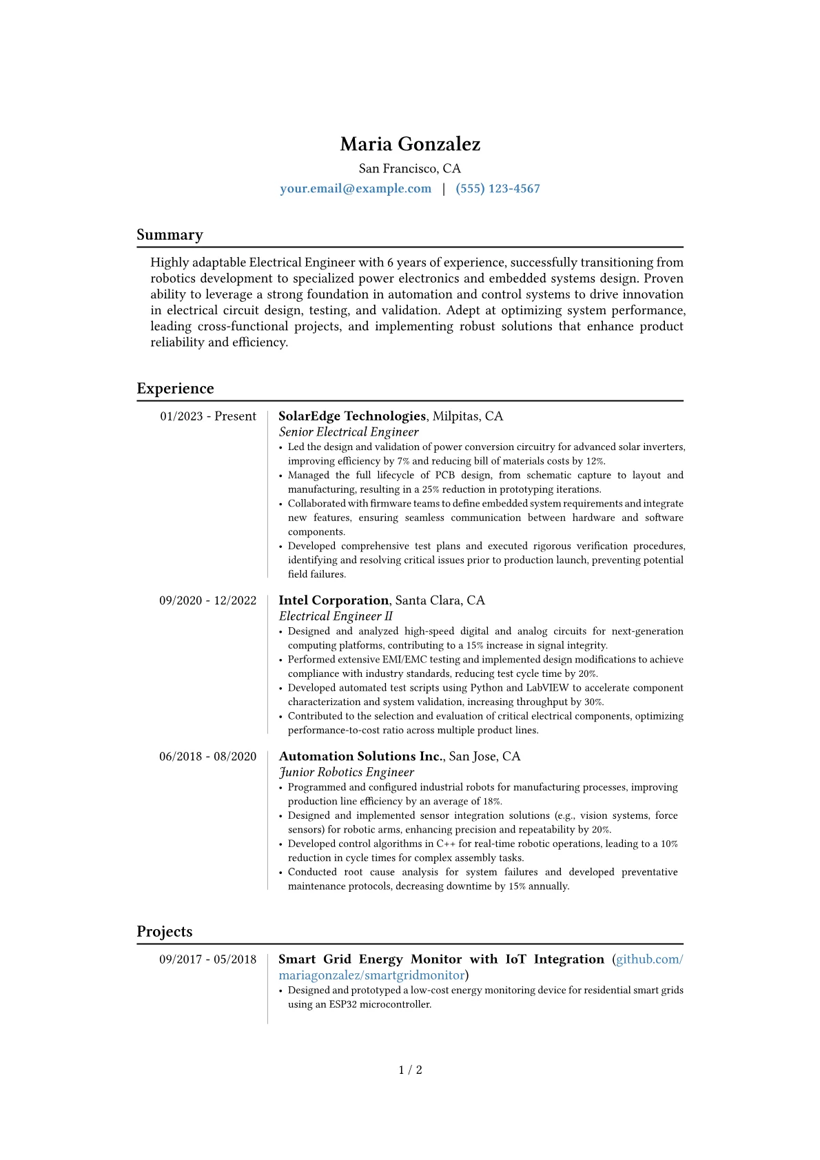 Career changer version - Page 1