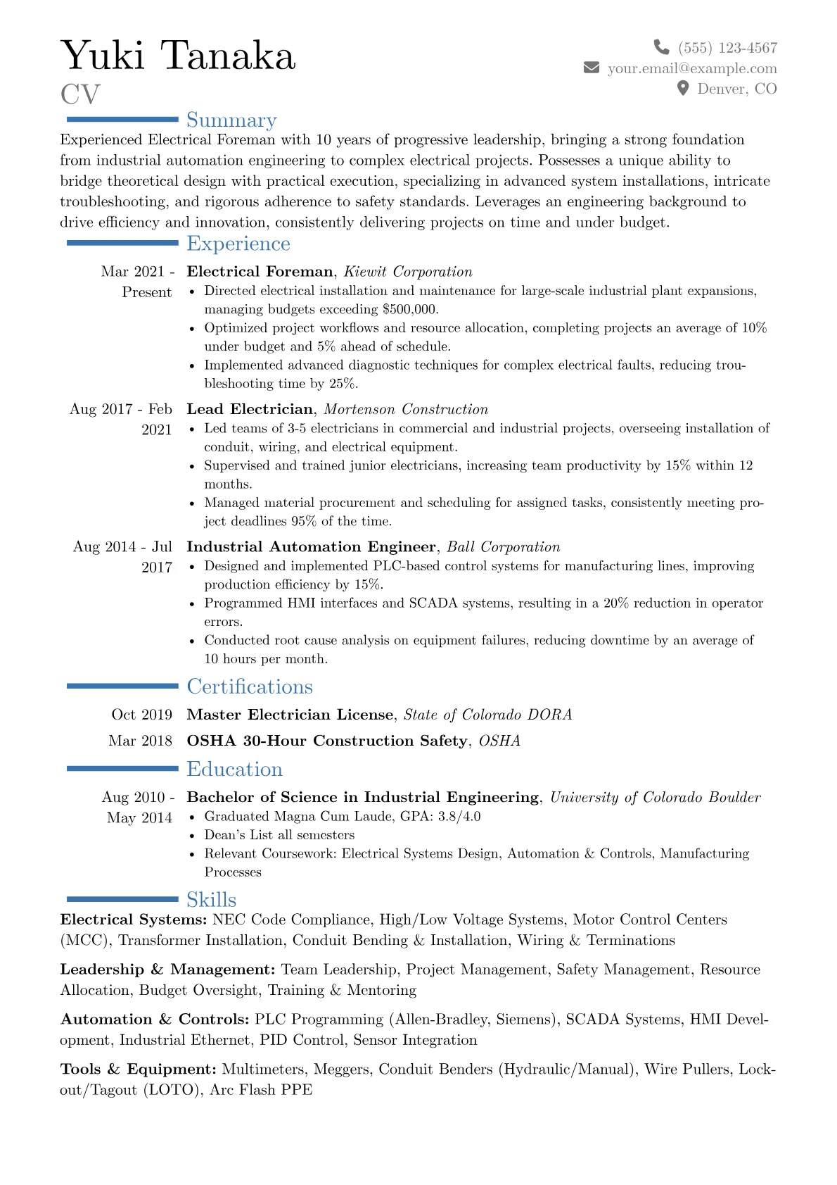 Career changer version - Page 1