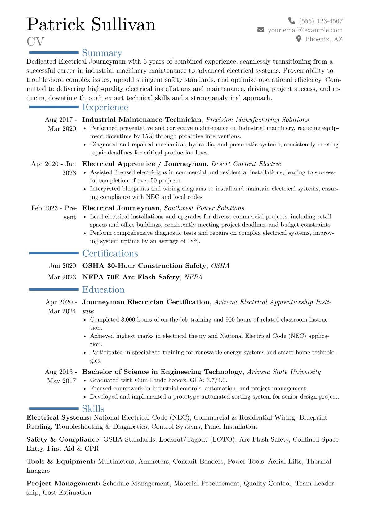 Career changer version - Page 1