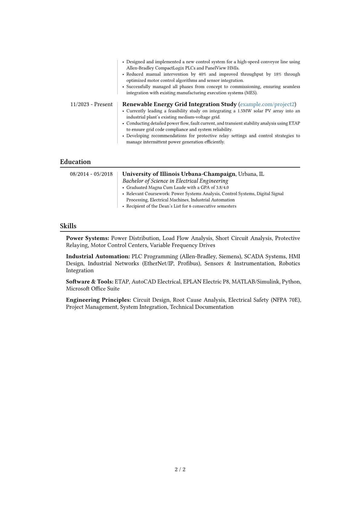 Career changer version - Page 2