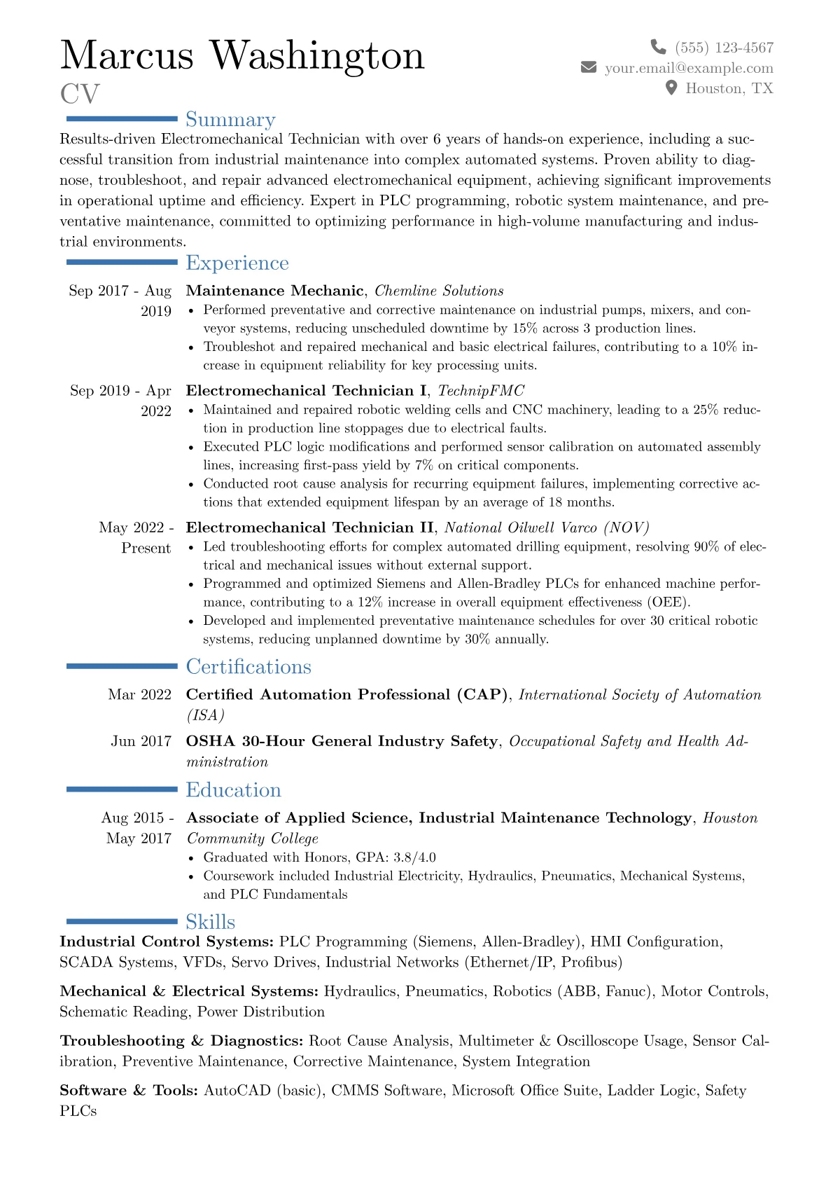 Career changer version - Page 1