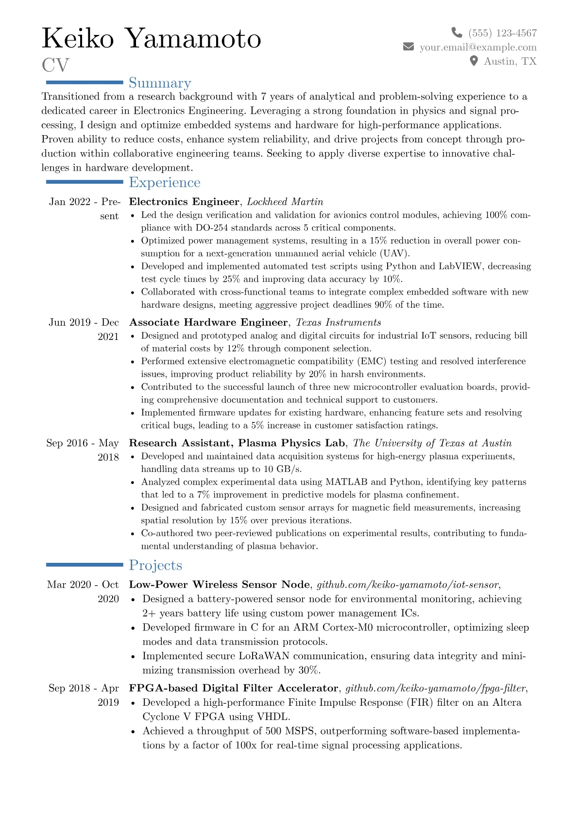 Career changer version - Page 1