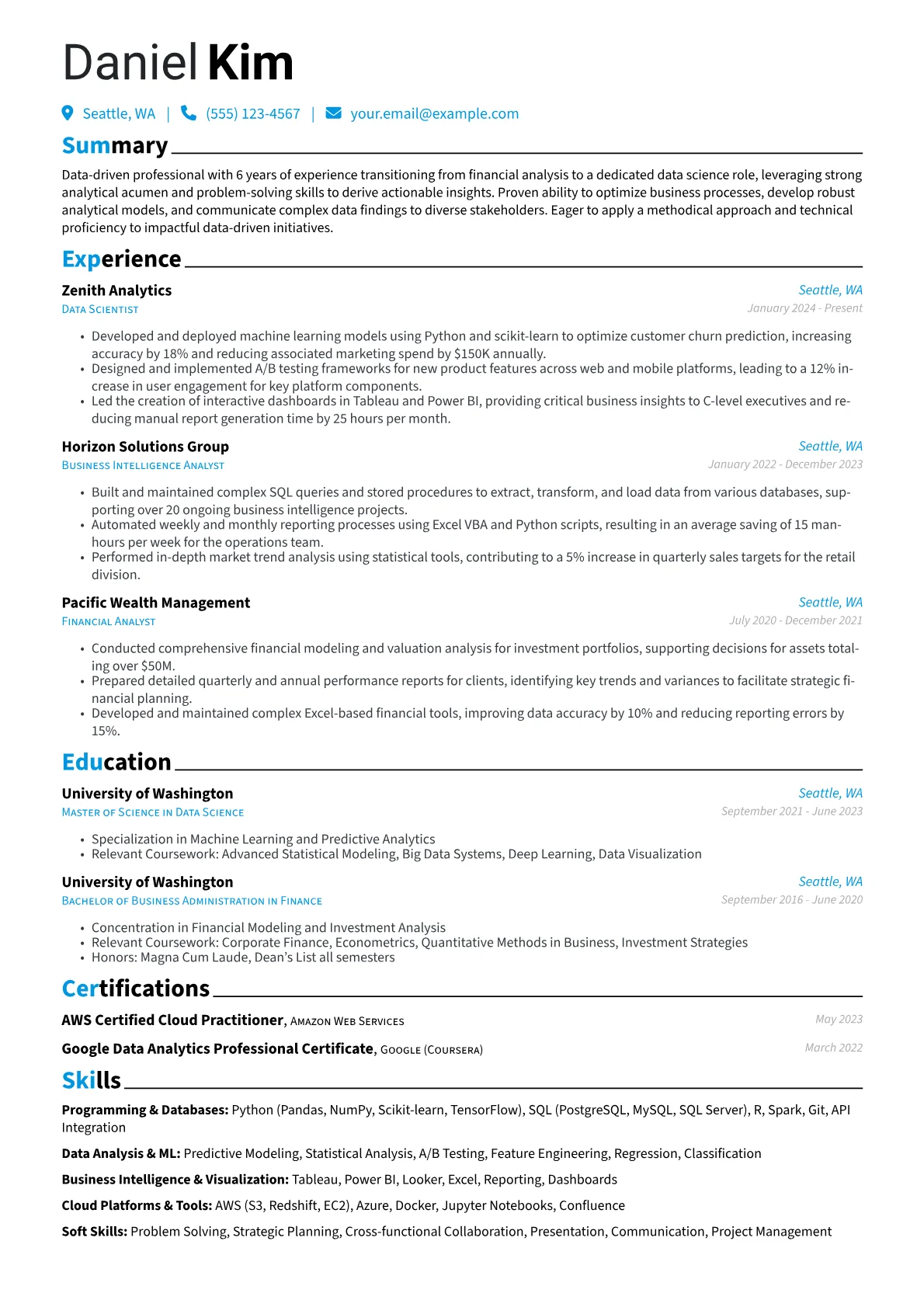 Career changer version - Page 1