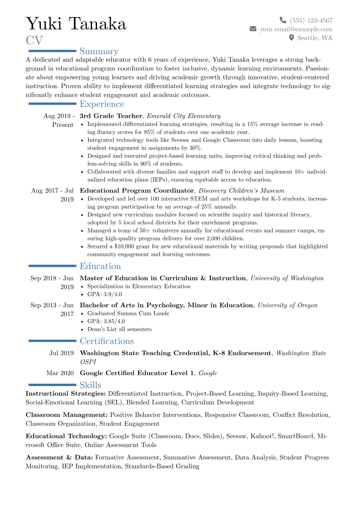 Career changer version - Page 1