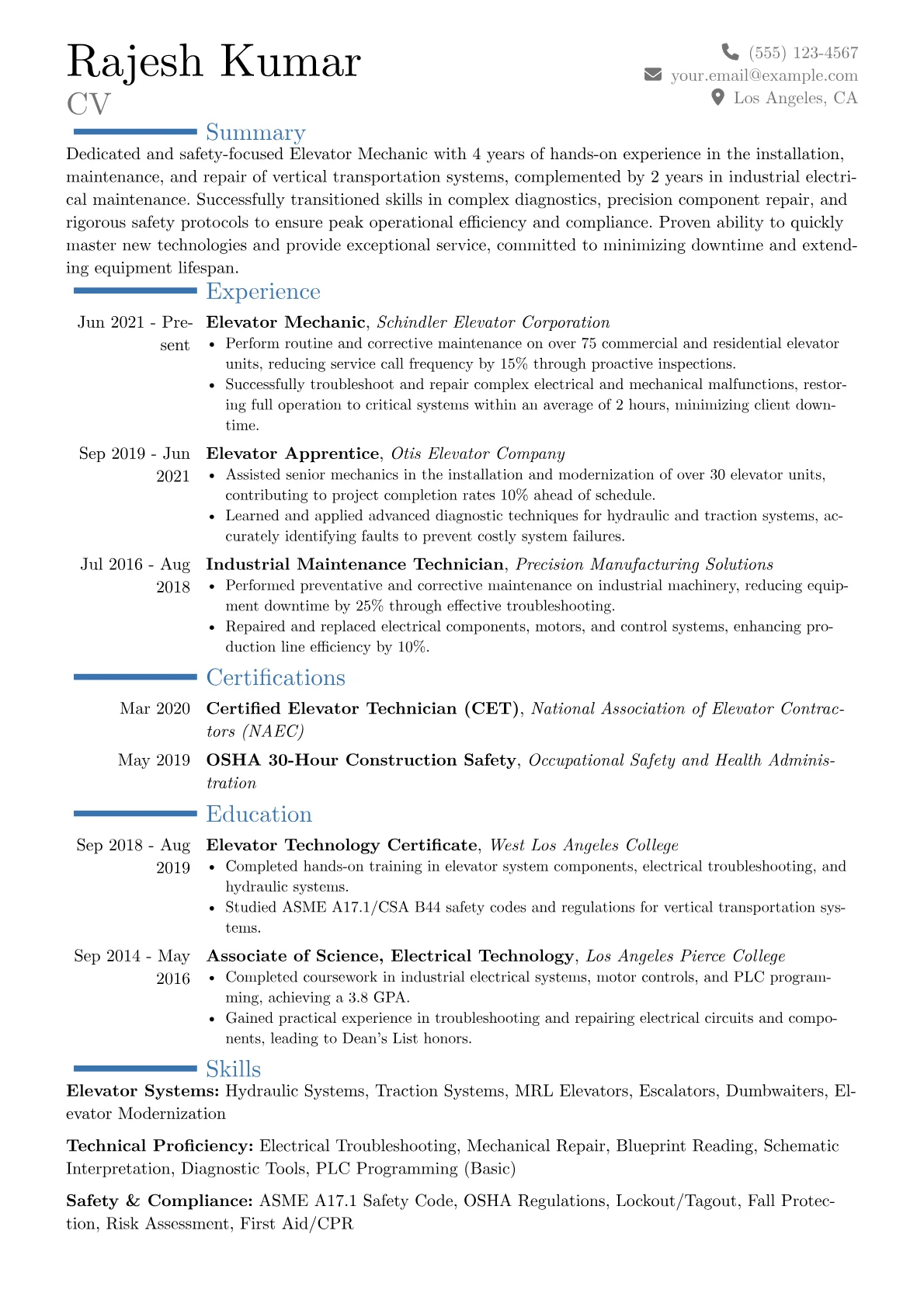 Career changer version - Page 1
